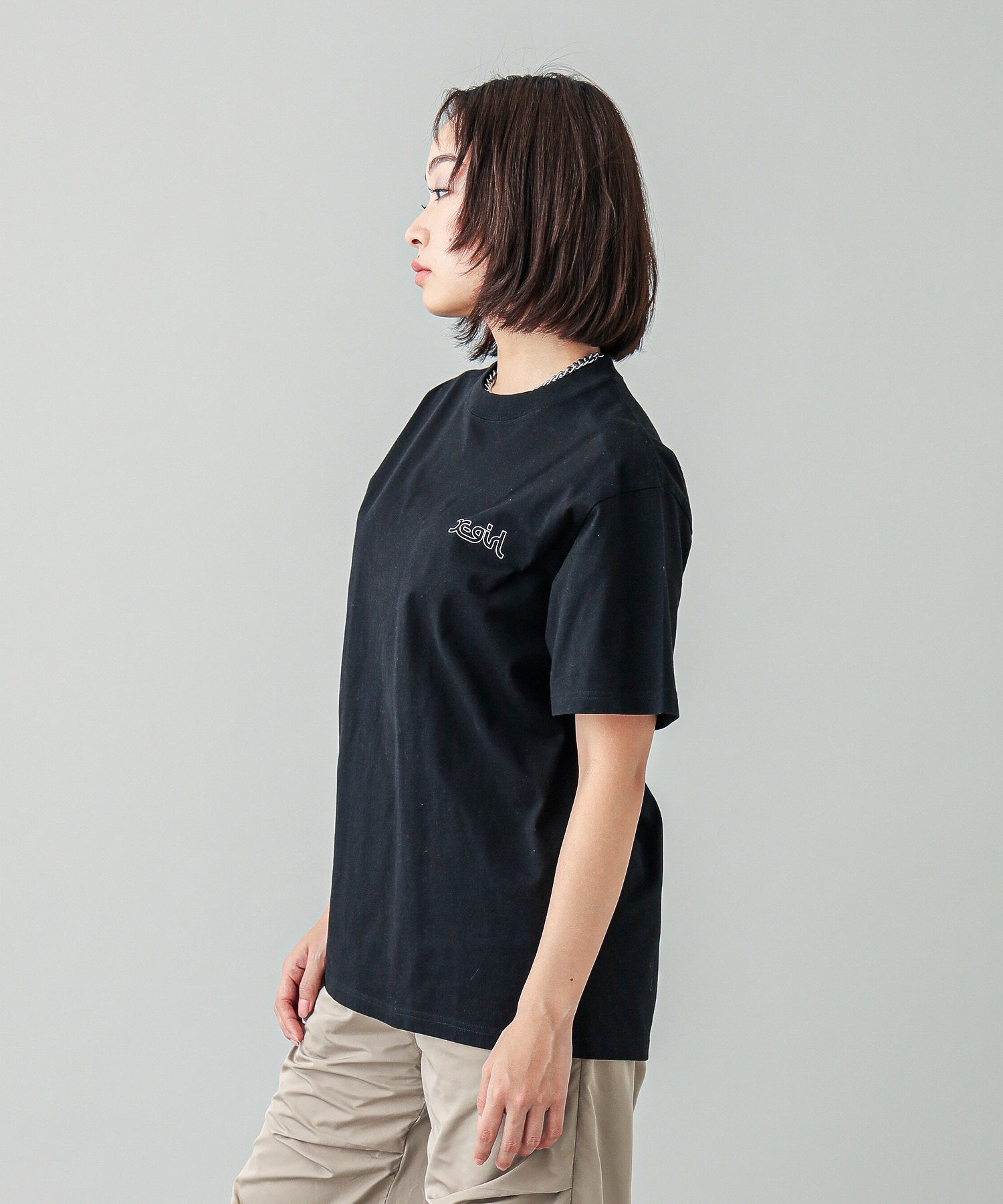 X-girl MOTIF KEYCHARM S/S TEE