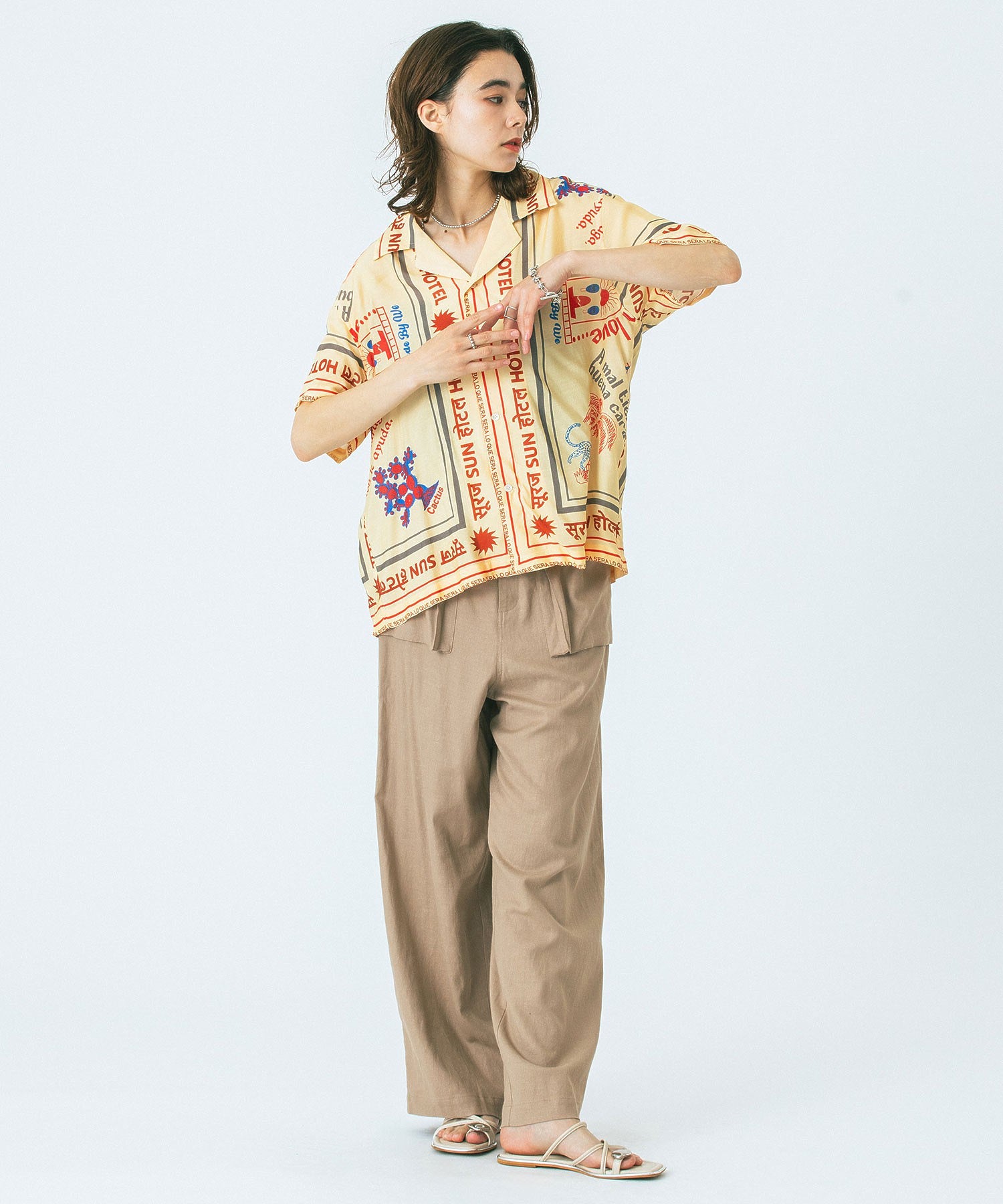 model:172cm 着用サイズ:ONE SIZE