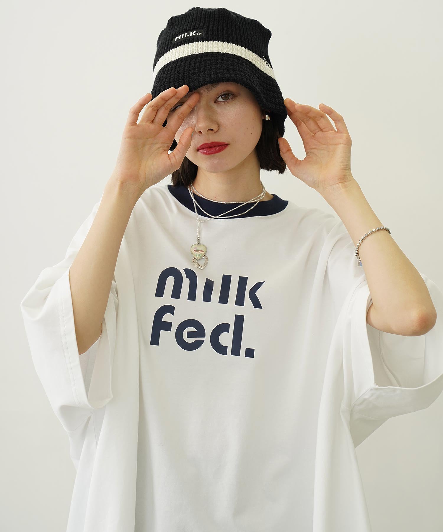 CUT OUT LOGO BIG S/S TOP