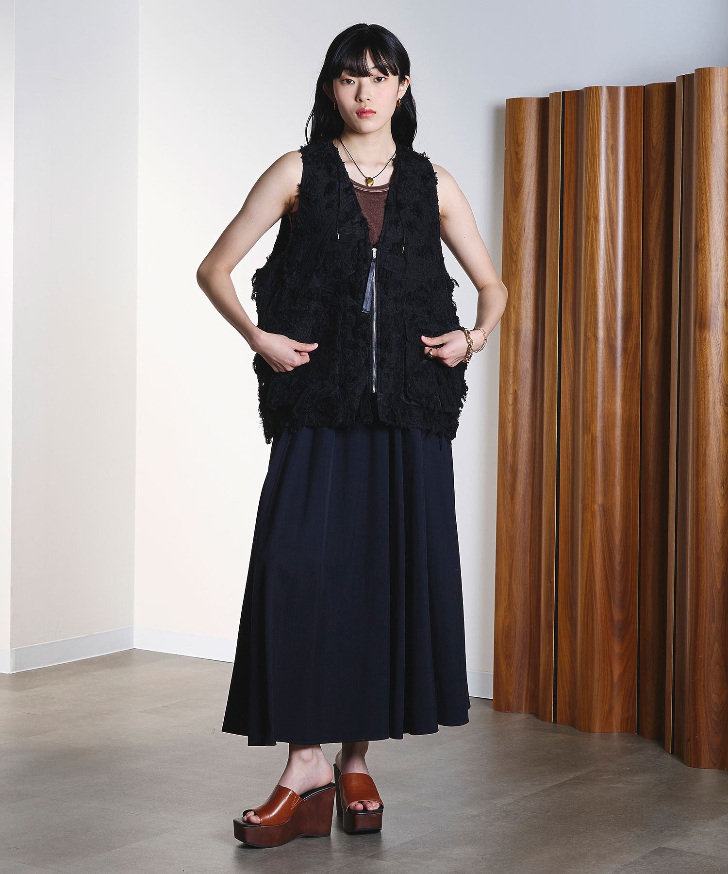model:169cm 着用サイズ:S