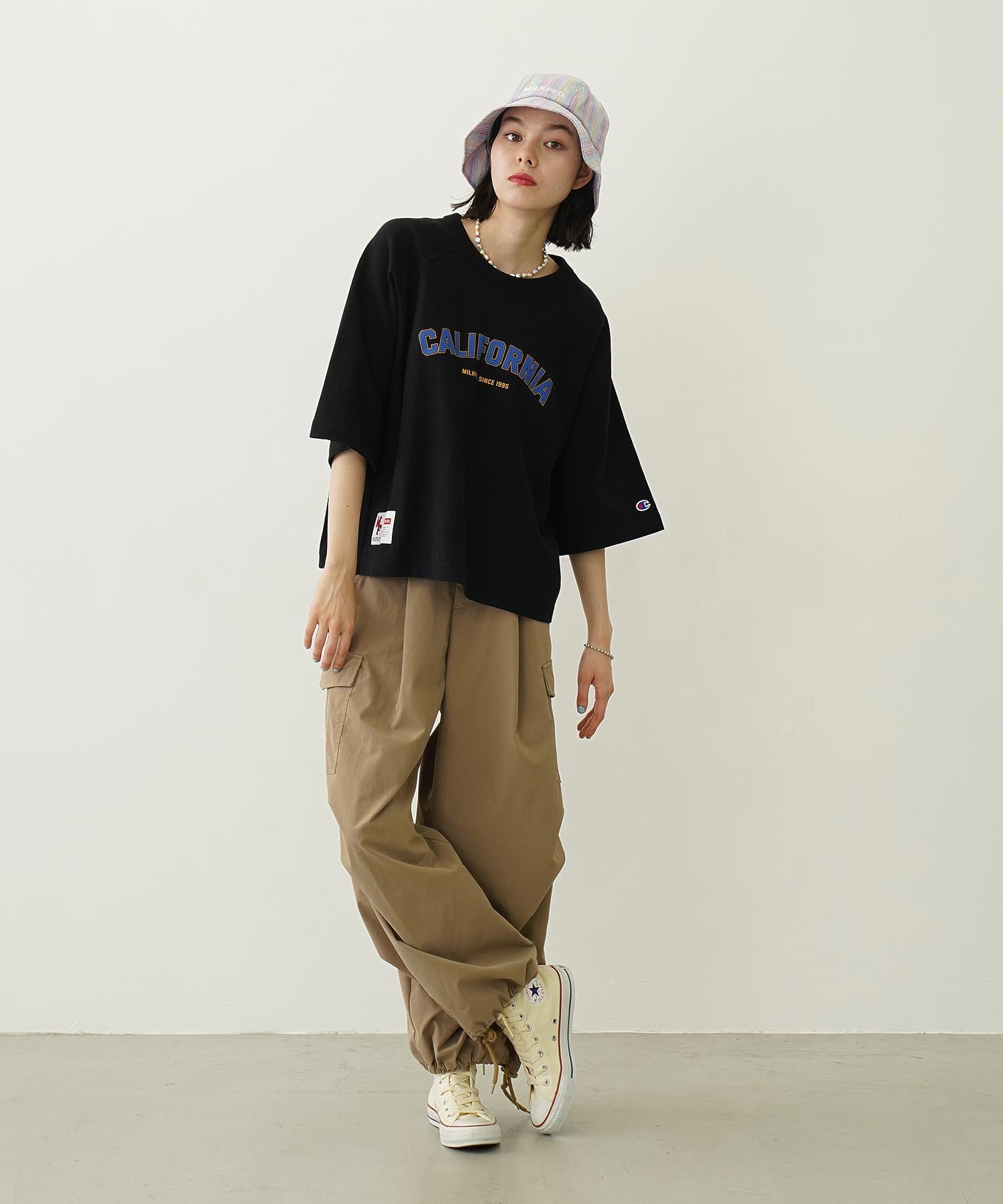 MILITARY WIDE LEG PANTS