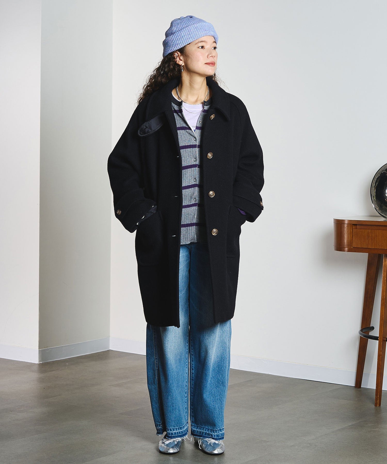 【ROSE BUD別注】KNIT BEANIE