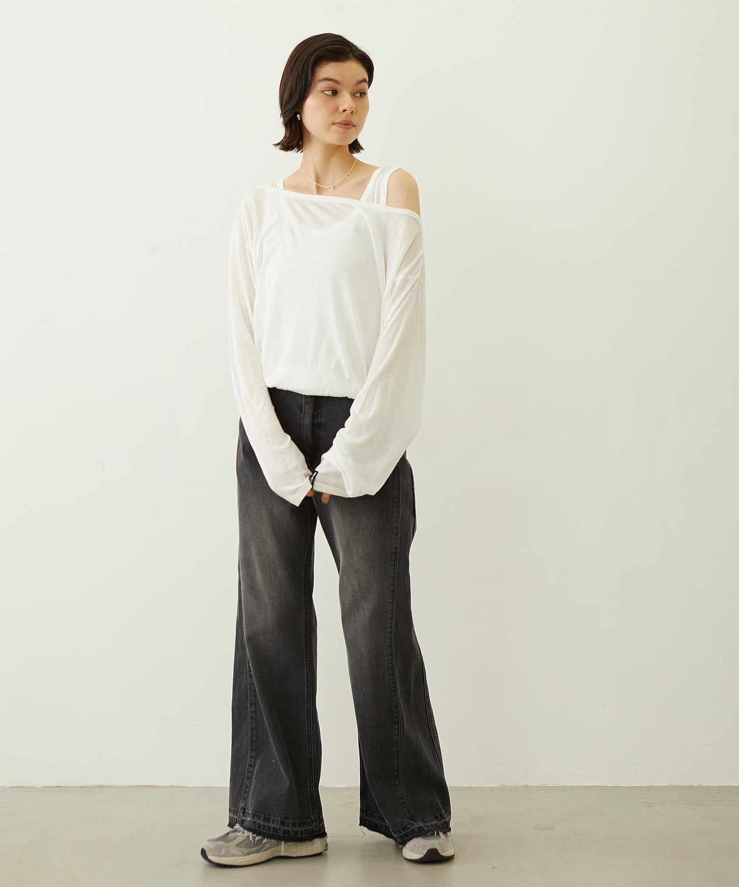 LAYERED LOOK L/S TOP