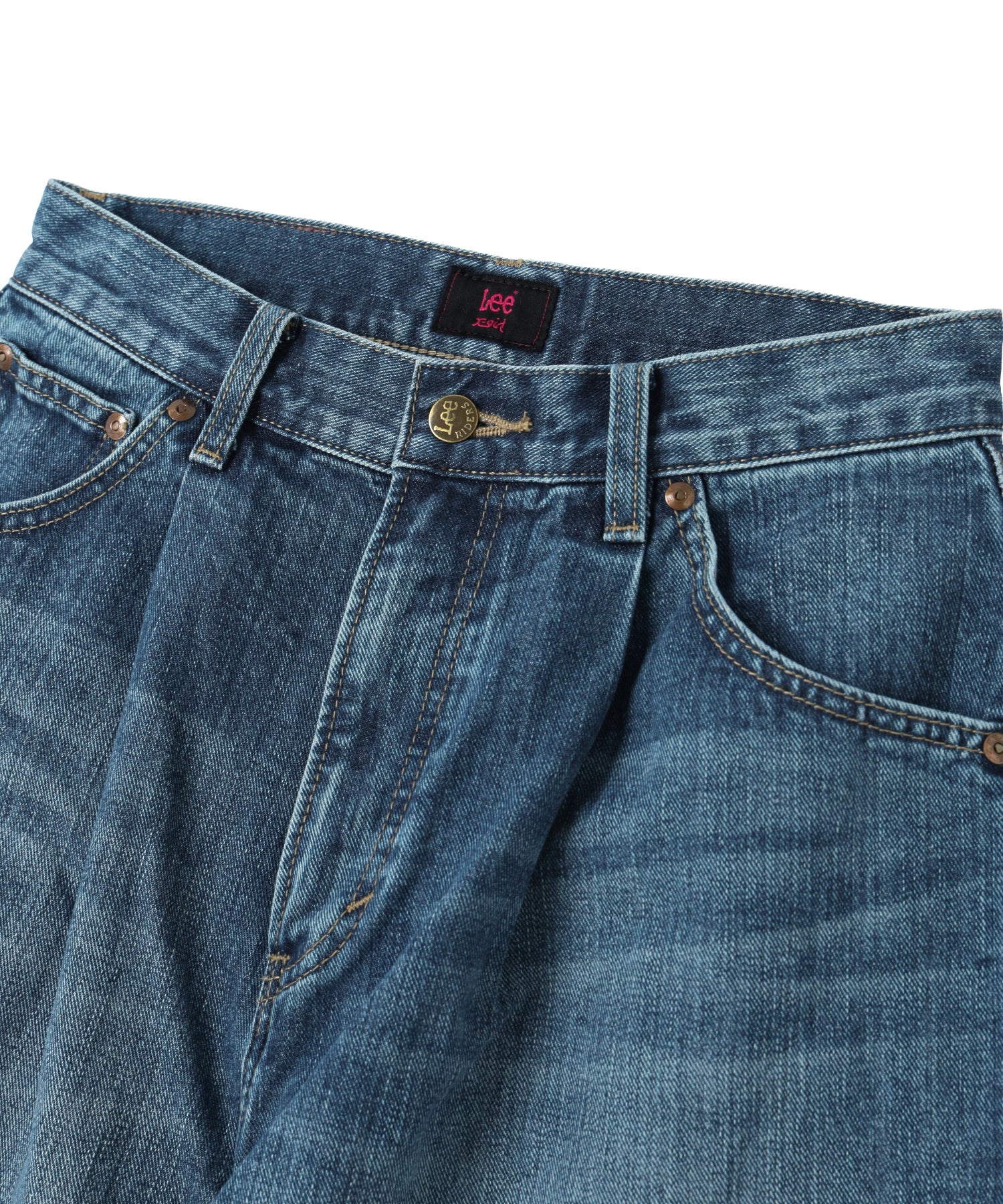 X-girl x Lee TUCK WIDE DENIM PANTS