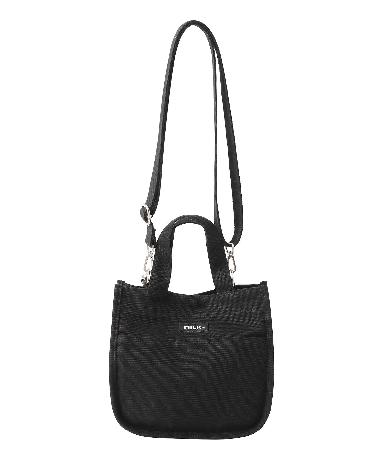 EMBROIDERED BAR MINI SHOULDER BAG W/STRAP MILKFED.