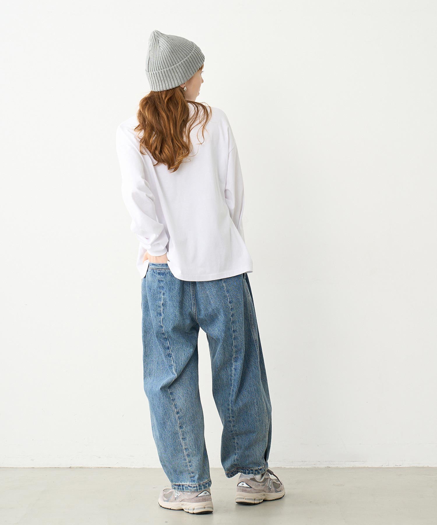 WIDE LEG BAGGY DENIM PANTS