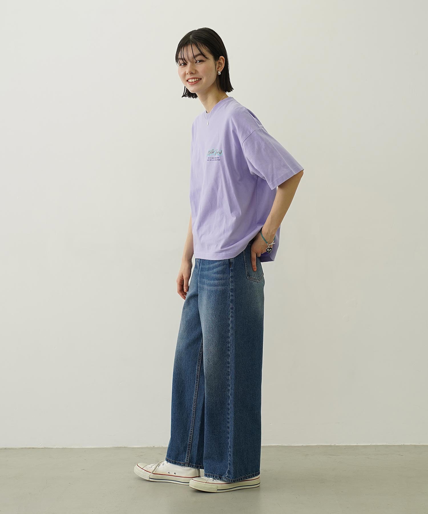 BEAR AND PARFAIT WIDE S/S TEE