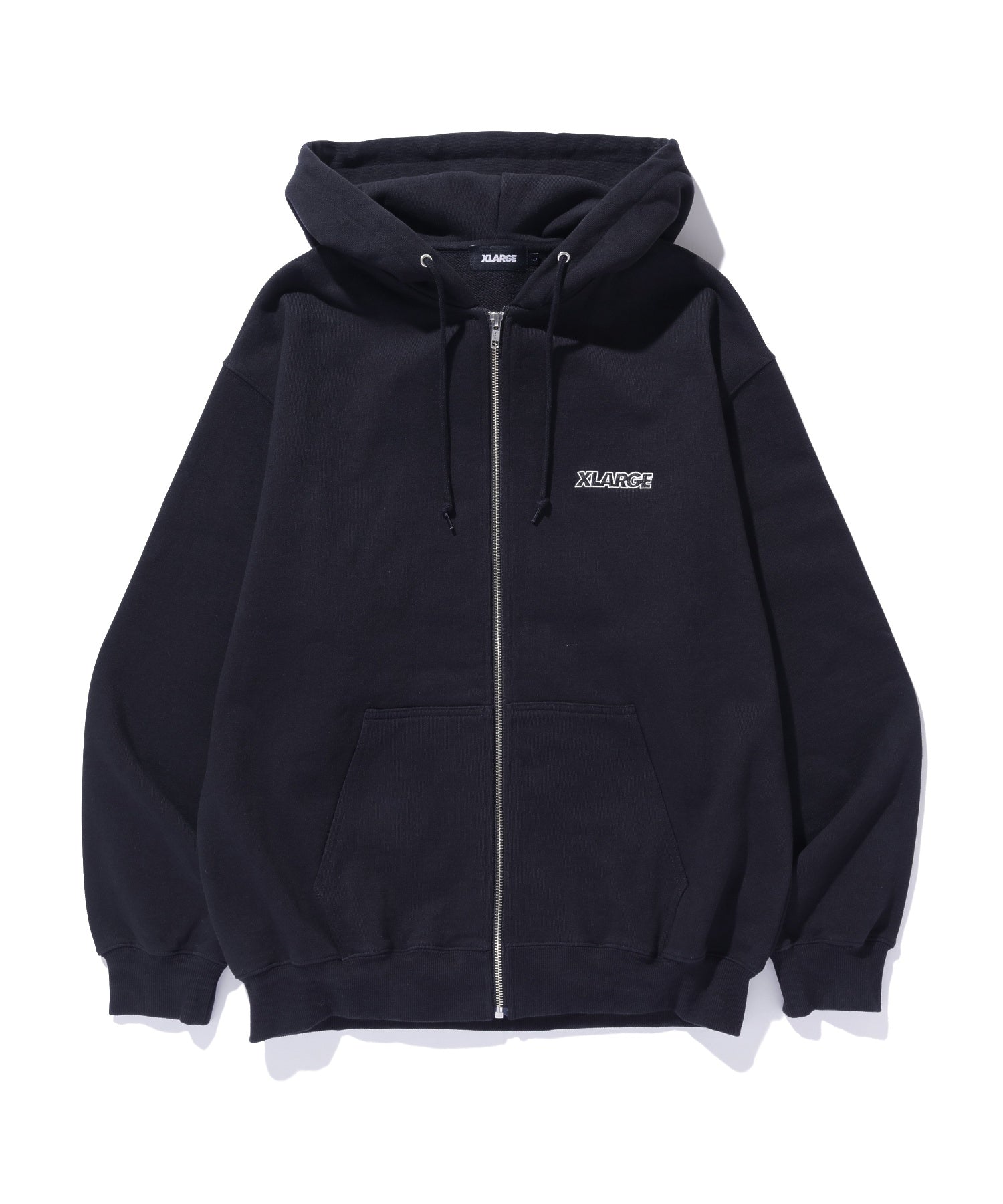 OG BOX ZIP UP HOODED SWEATSHIRT