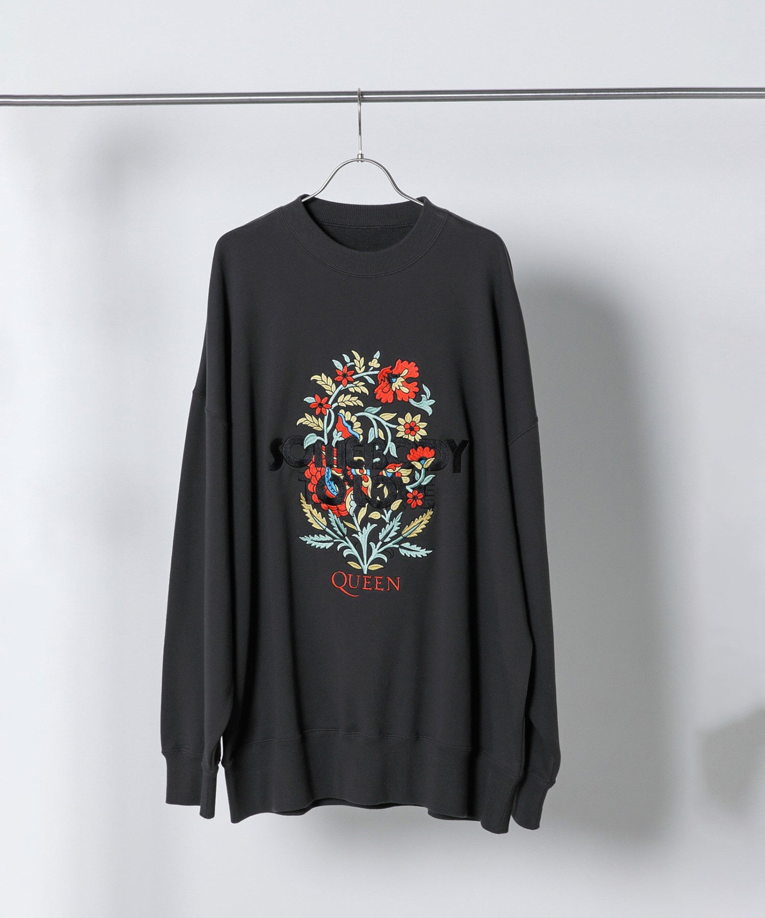 QUEEN エンブロイダリービッグスウェット