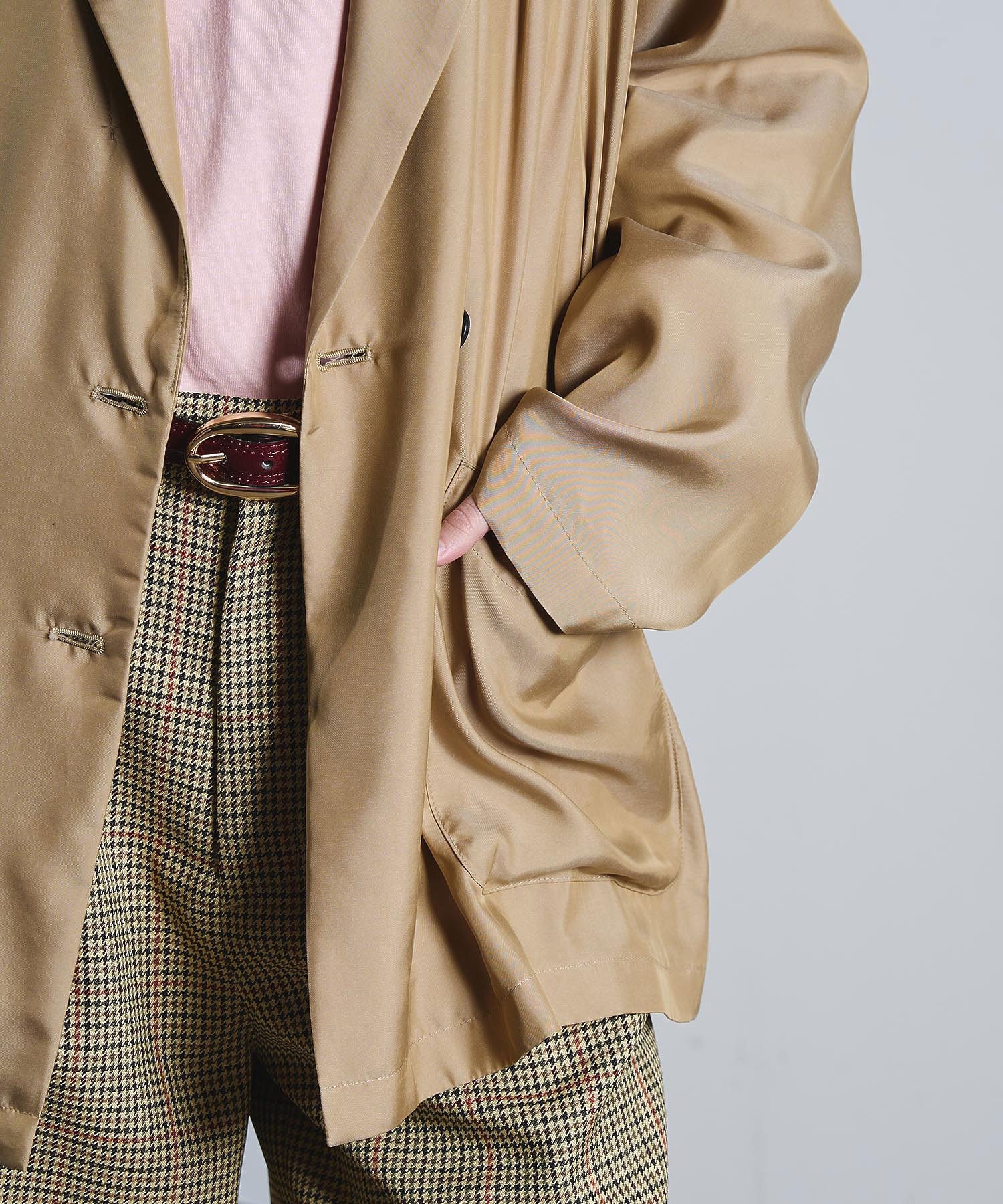 mici/DOUBLE BREAST TAILORED JACKET