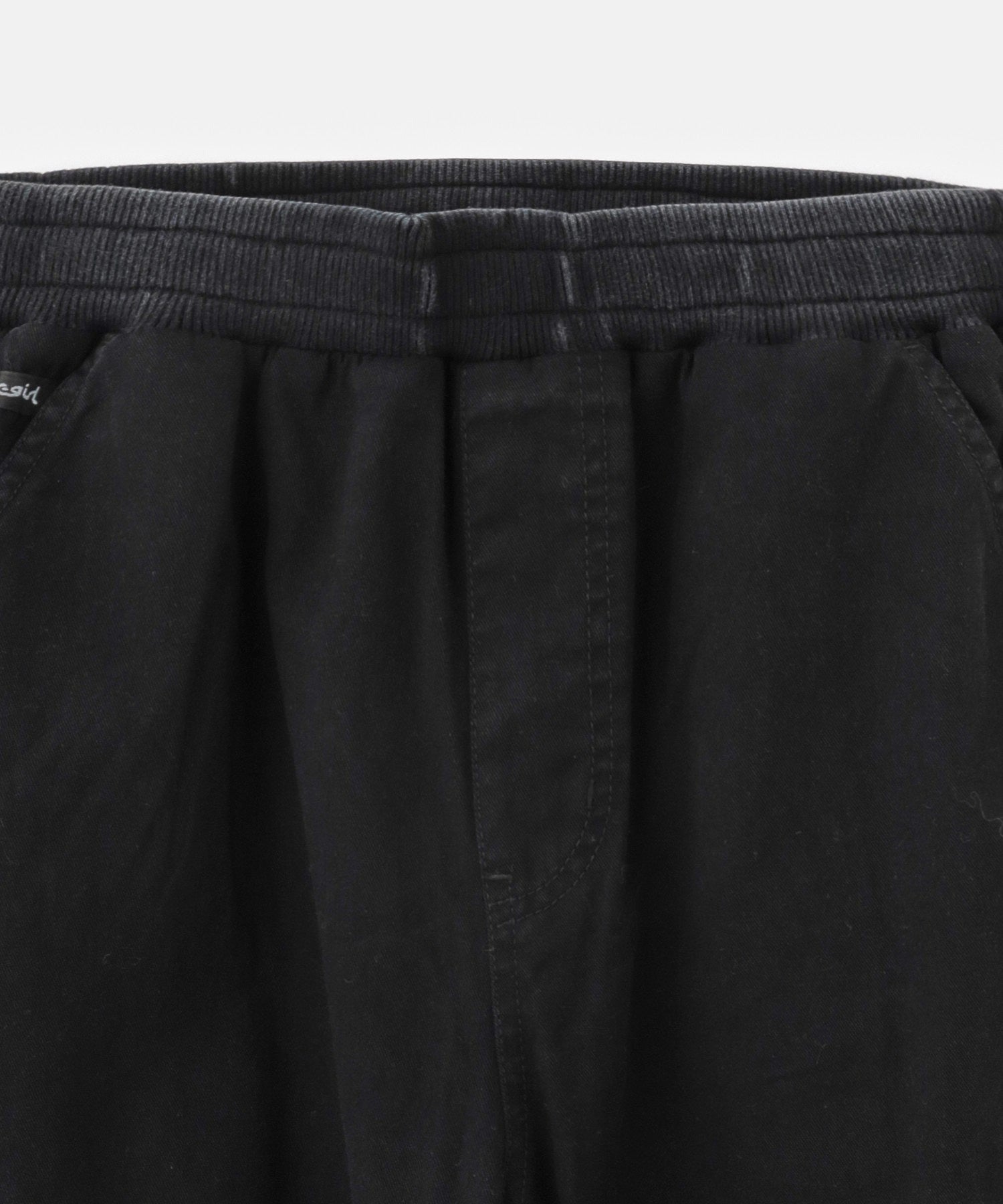WAIST RIB EASY PANTS