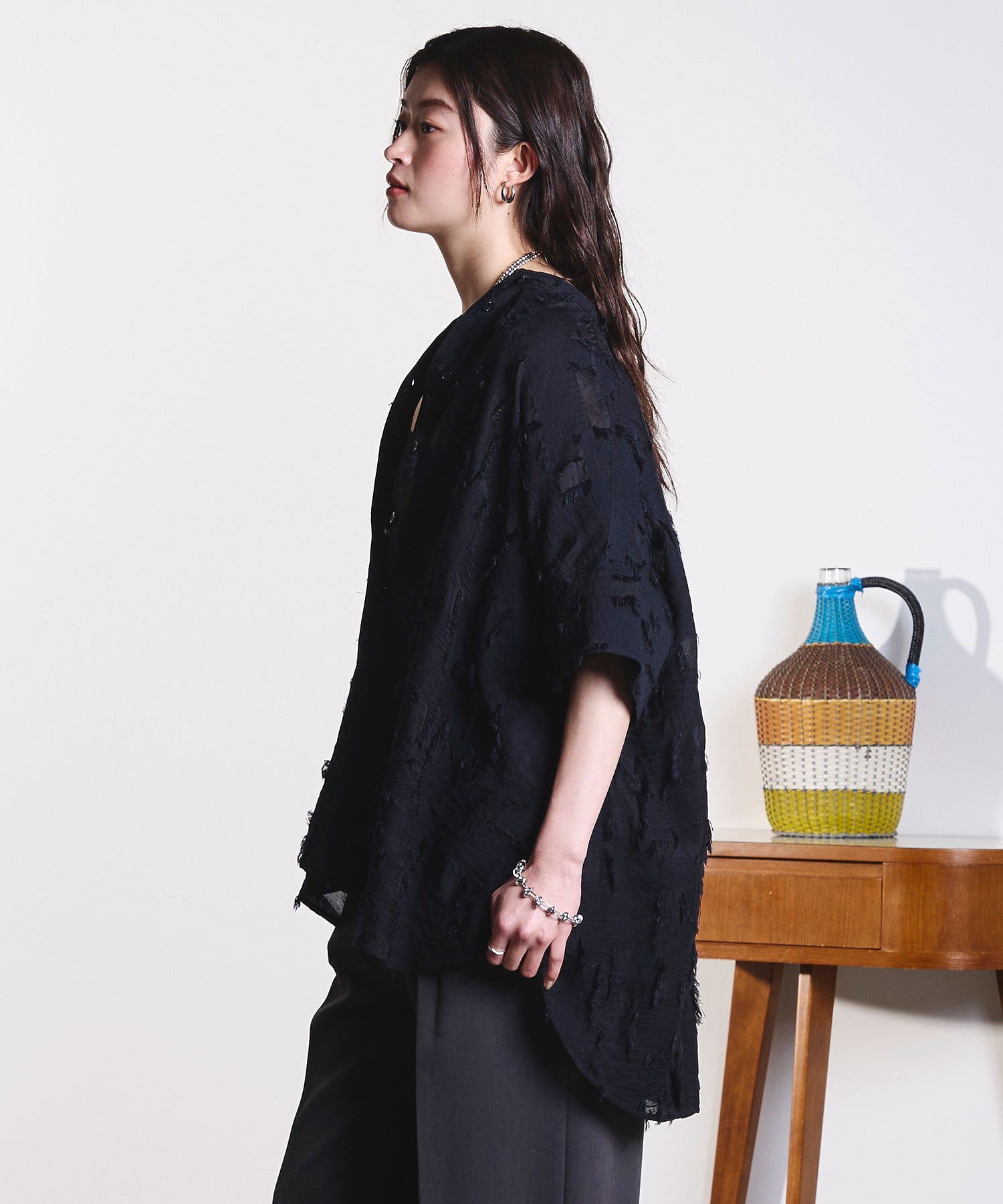 GENE HEAVENS/SHEER DOBBY S/S SHIRT