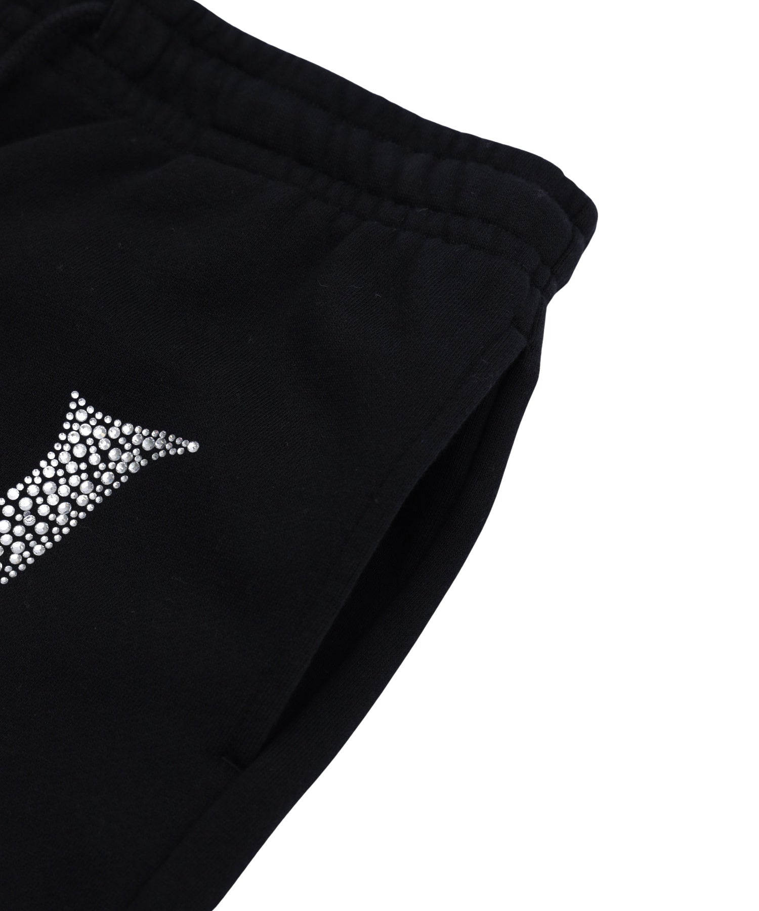 RHINESTONE BLACKLETTER LOGO SWEATPANTS