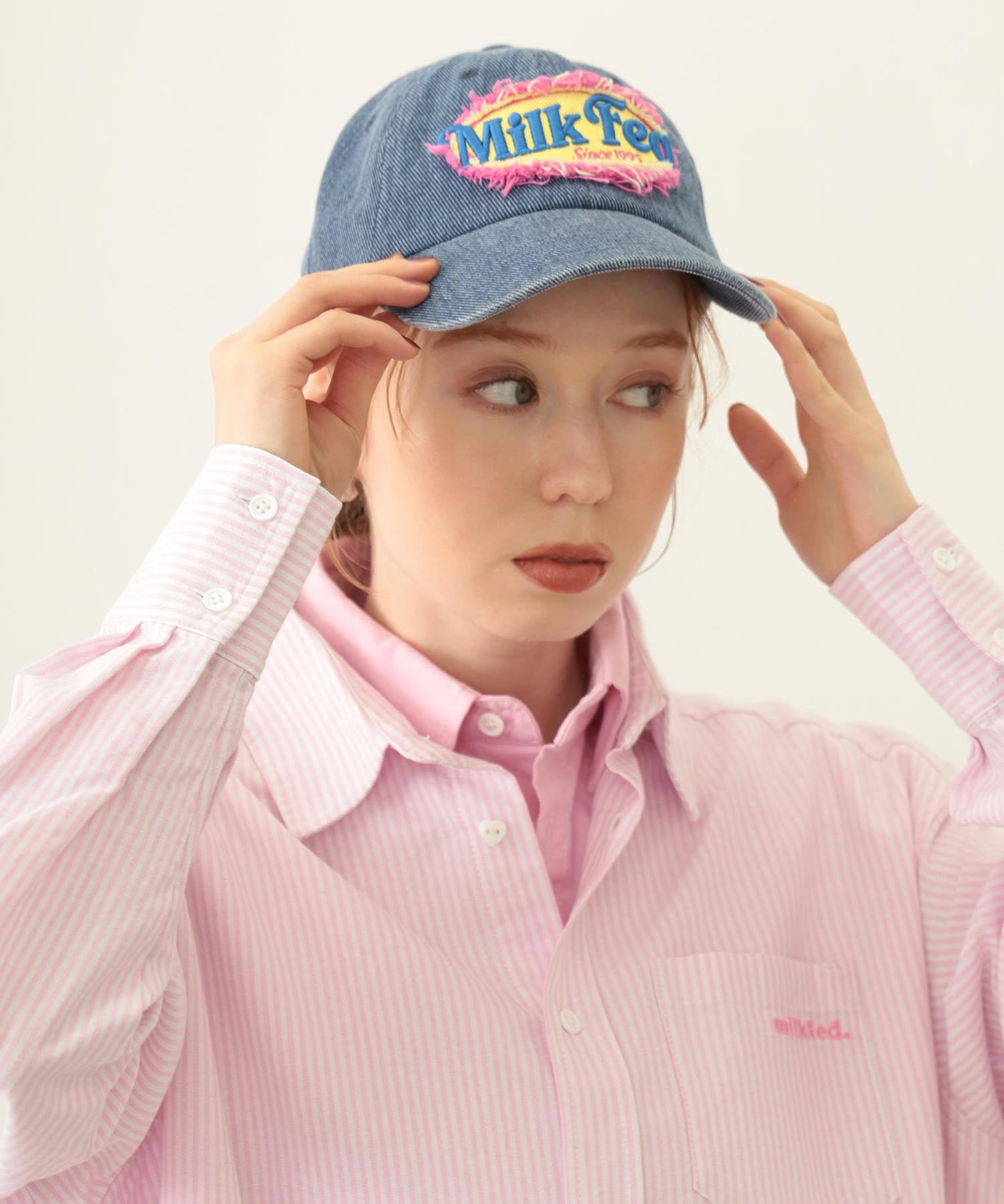 FRAYED LOGO PATCH CAP