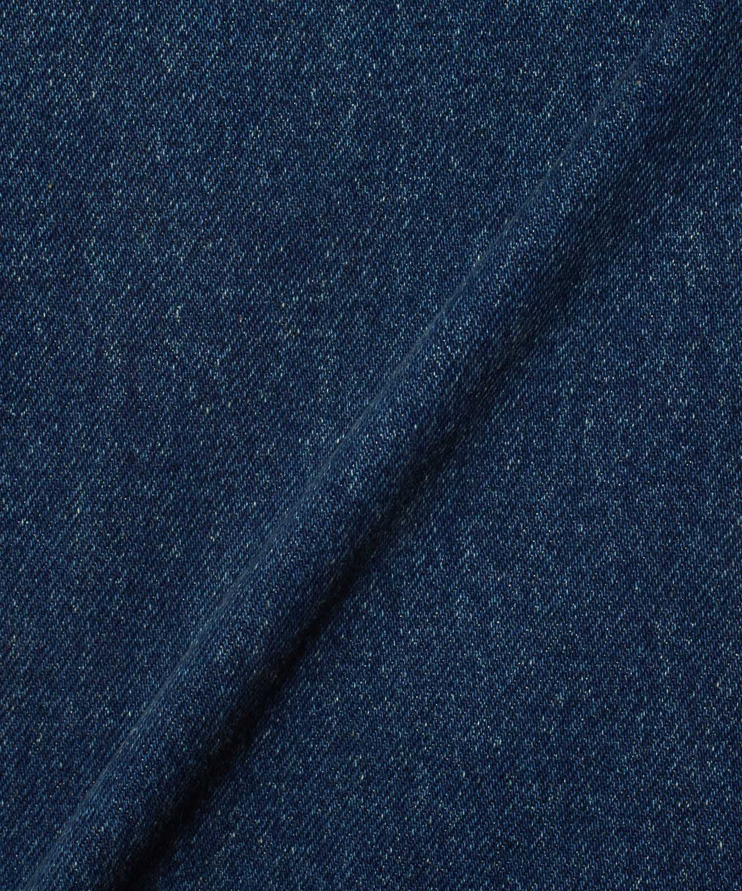 EMBLEM POCKET ASYMMETRIC WAIST DENIM PANTS