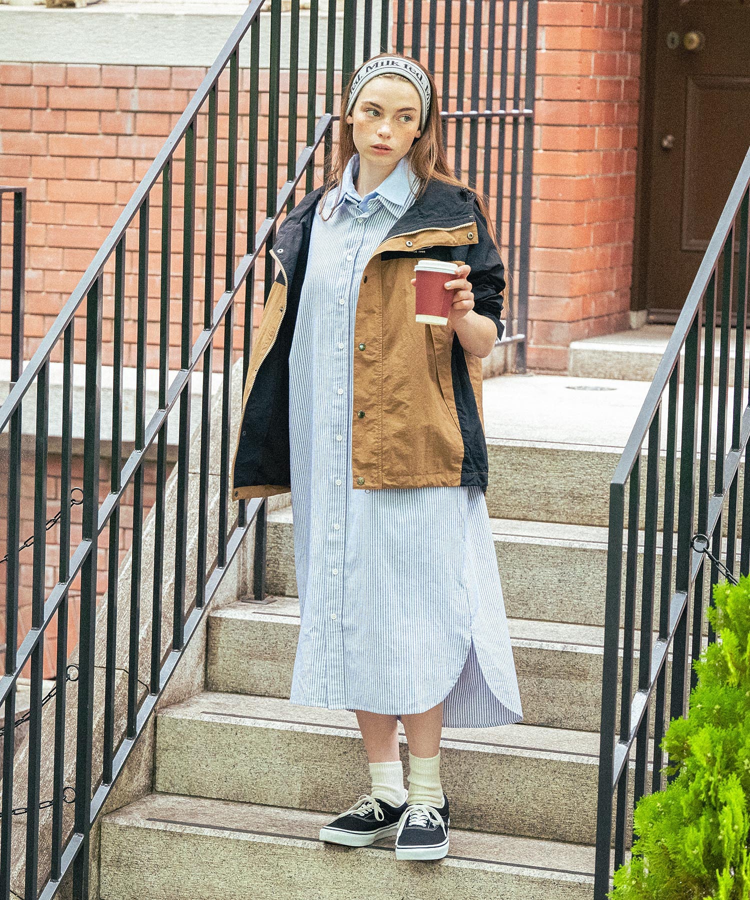 LAYERED SHIRTS DRESS