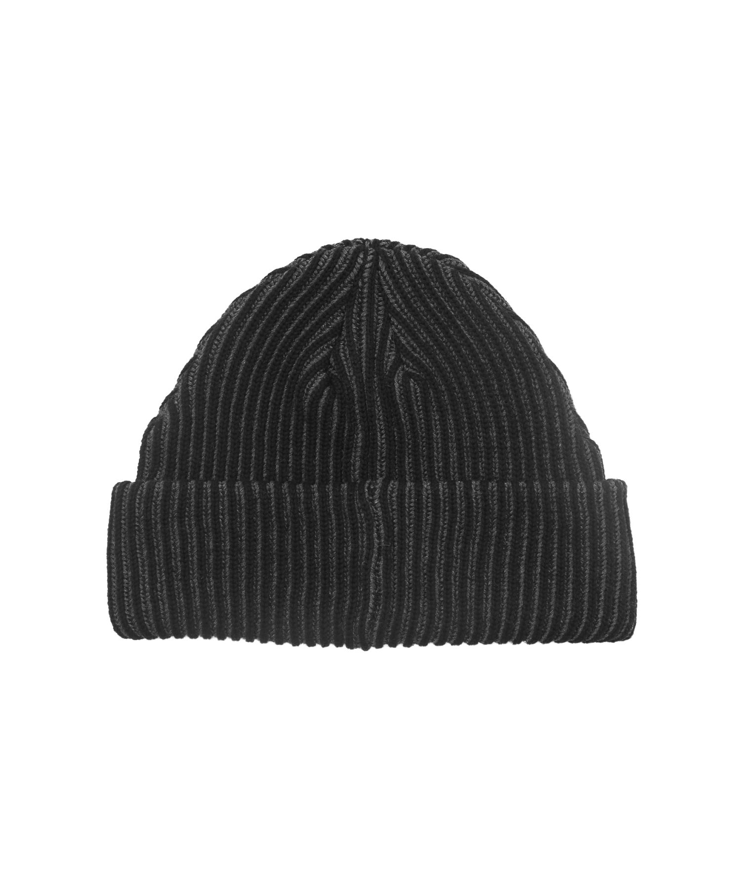 BICOLOR RIB CUFF BEANIE