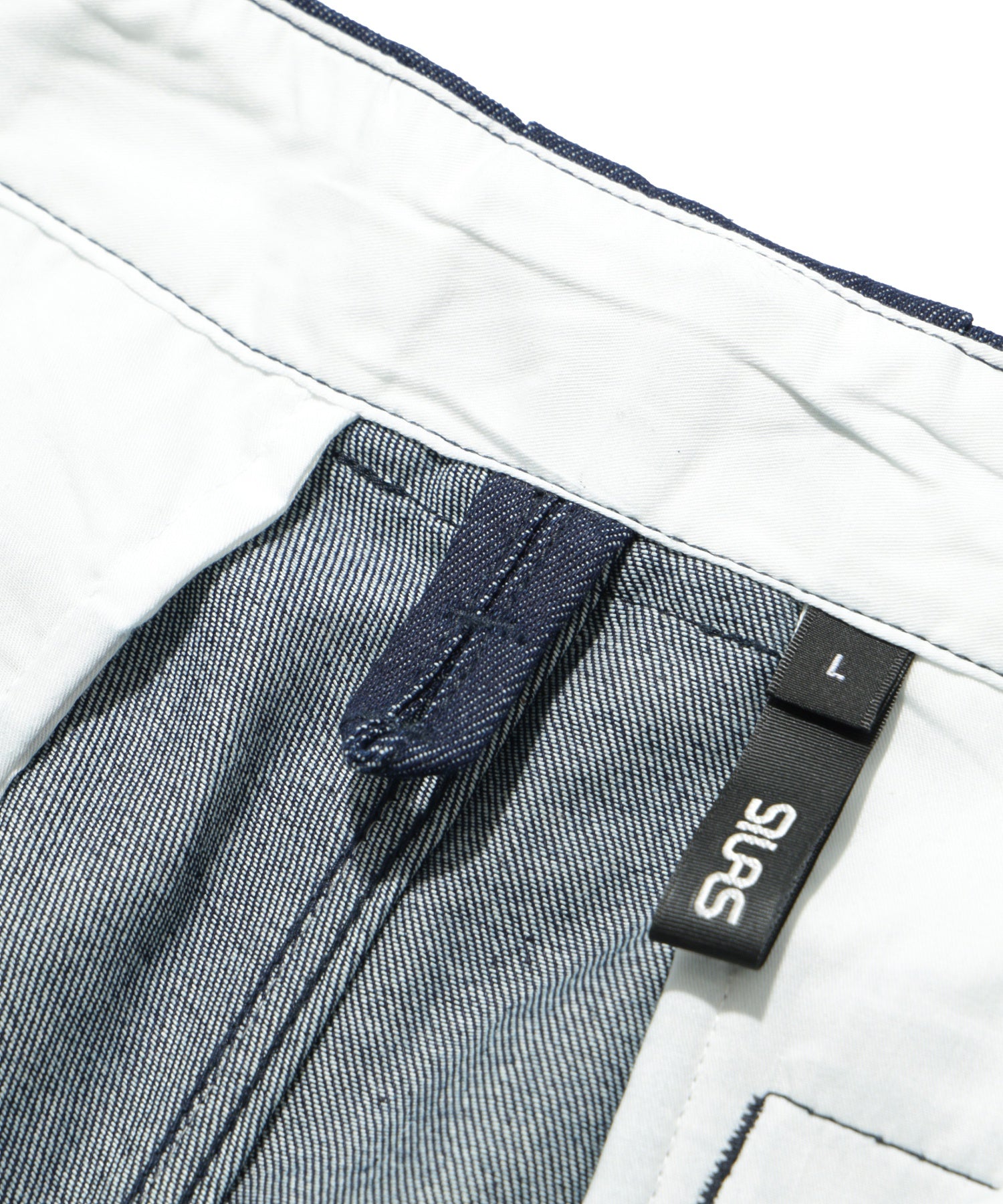 SHORT BAGGY DENIM PANTS