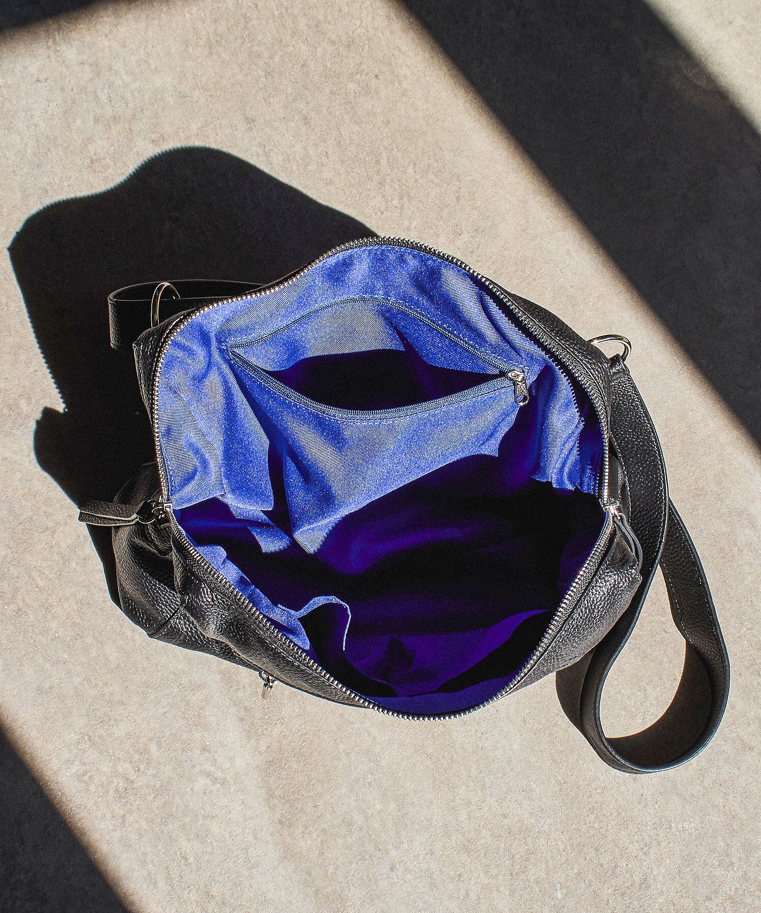 BEAURE/LEATHER BIG SHOULDER BAG