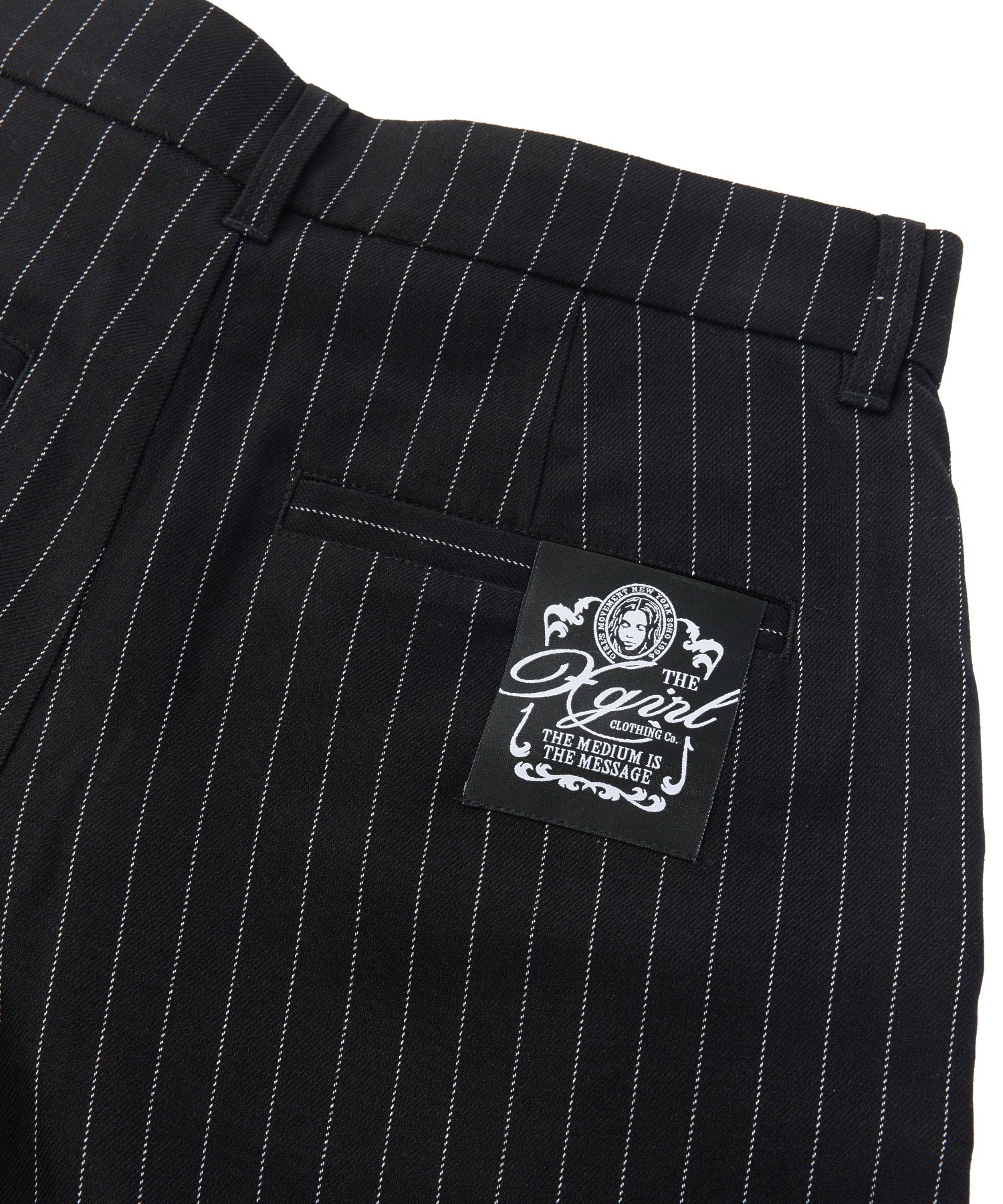 STRIPED BUGGY SHORTS