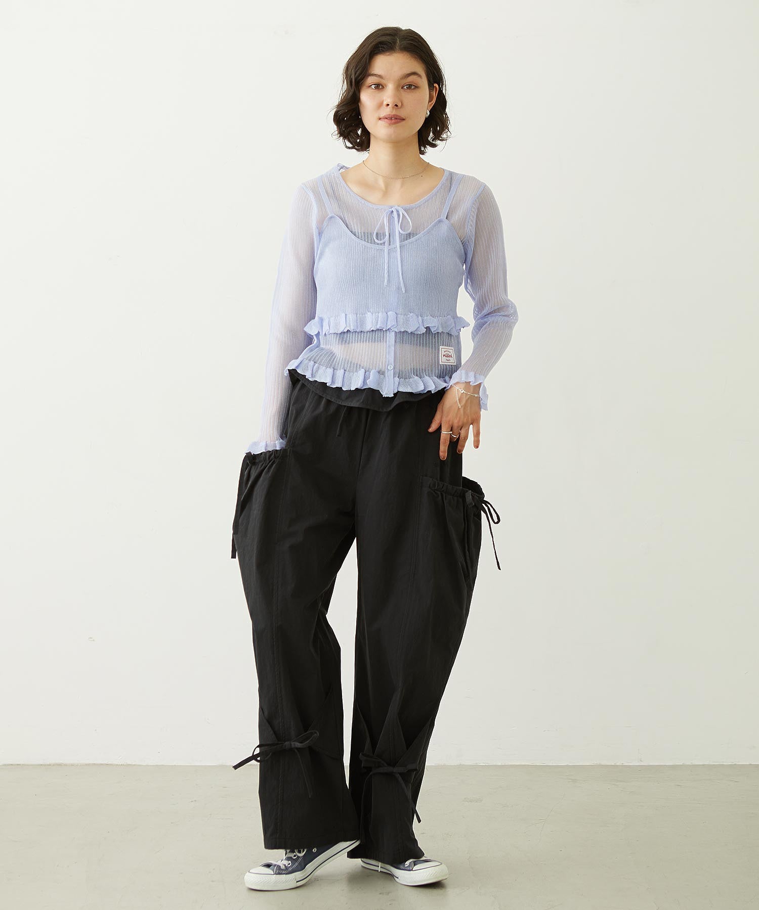 2-PIECE SHEER CARDIGAN