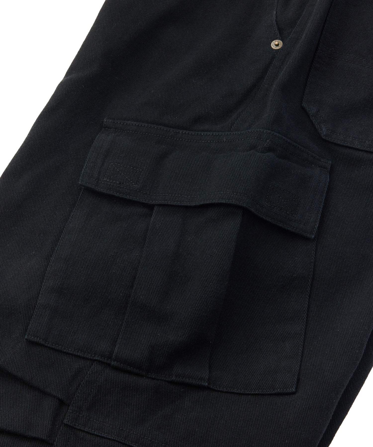 FADED WIDE LEG FLARE CARGO PANTS