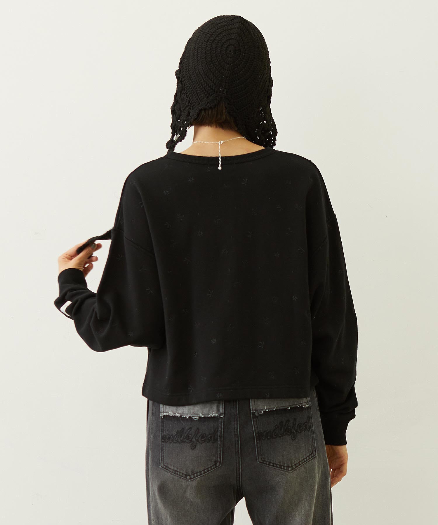 EMBROIDERY SWEAT JACKET