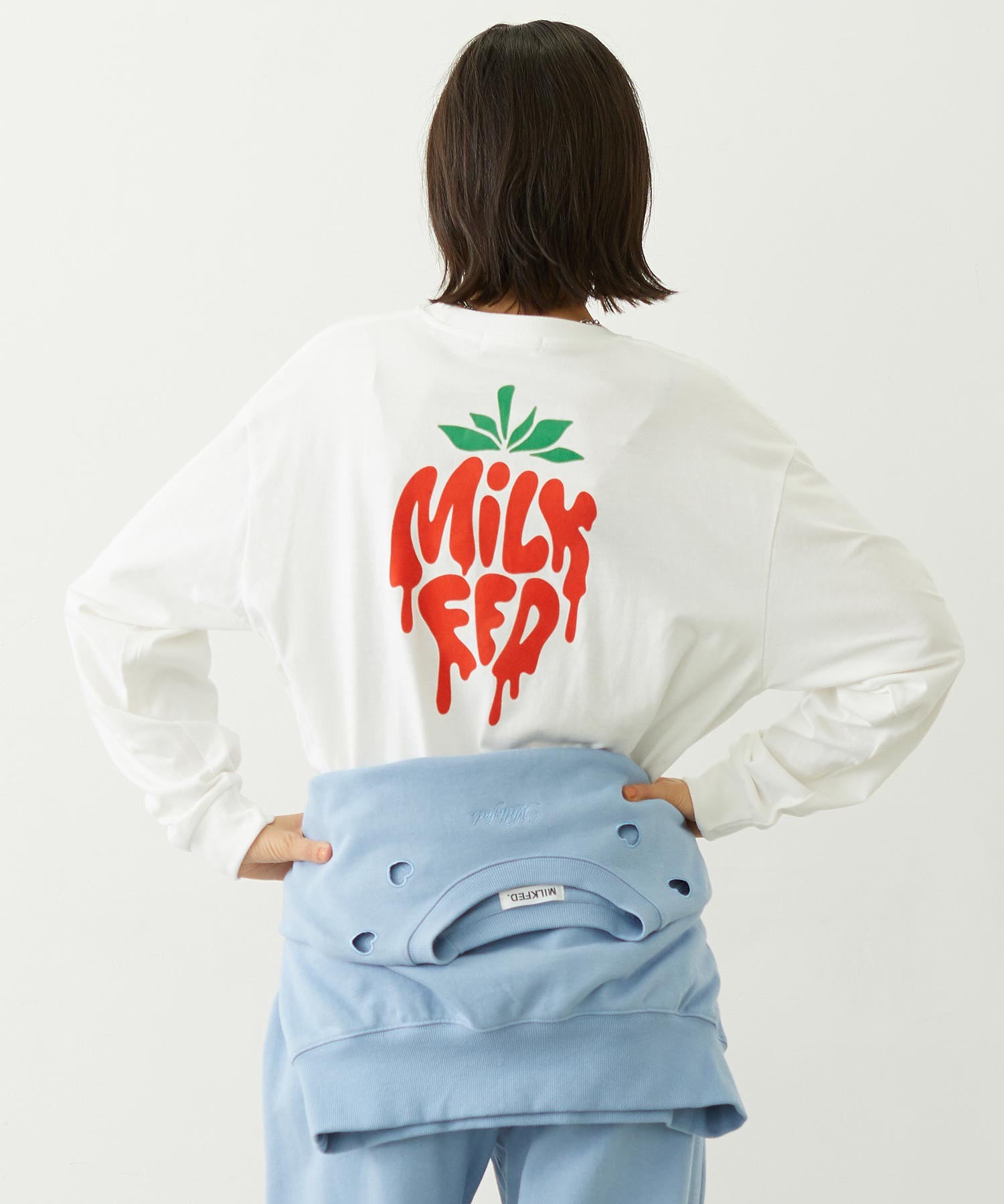 MELTY STRAWBERRY WIDE L/S TEE