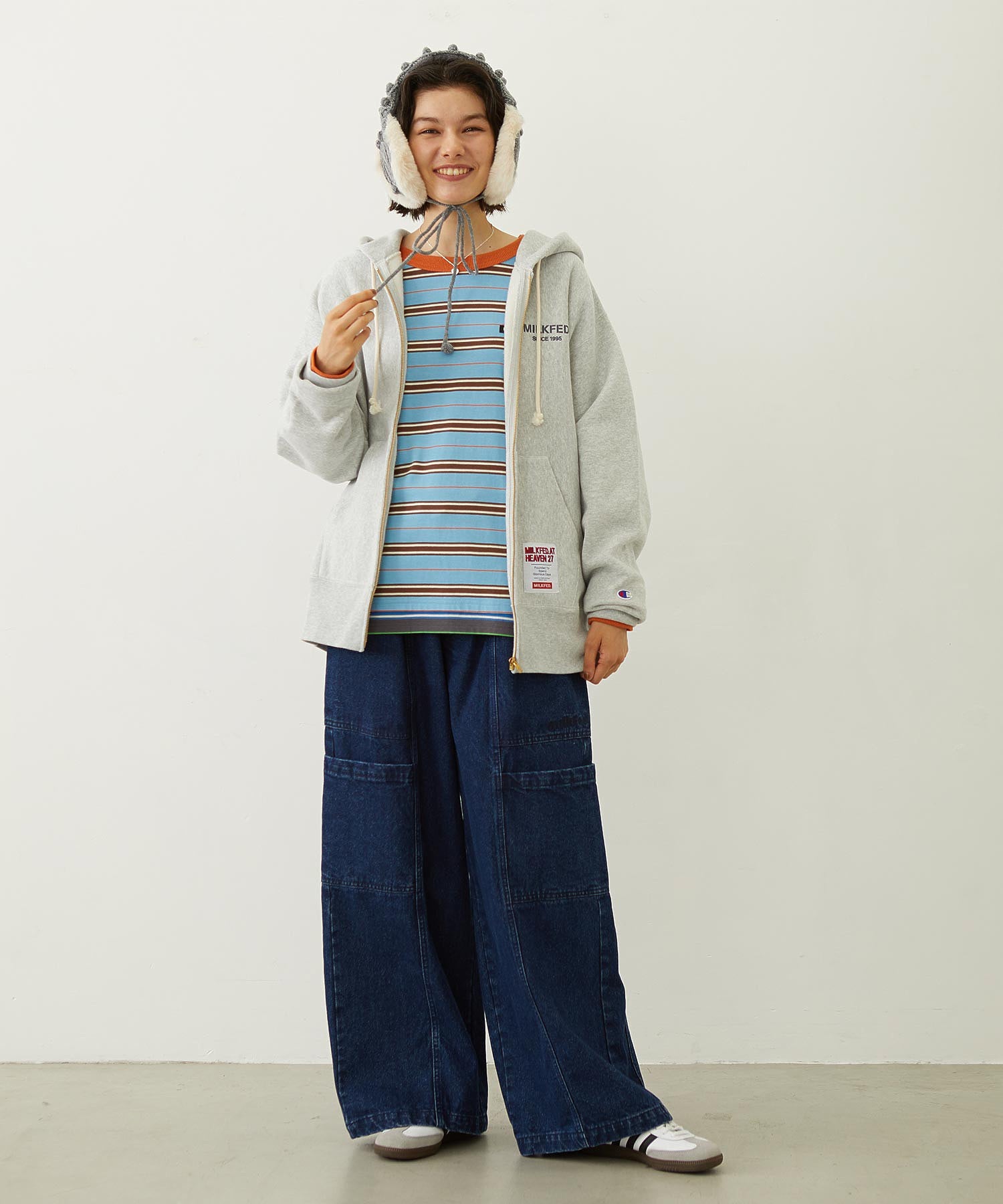 LAYERED LOOK STRIPED TOP