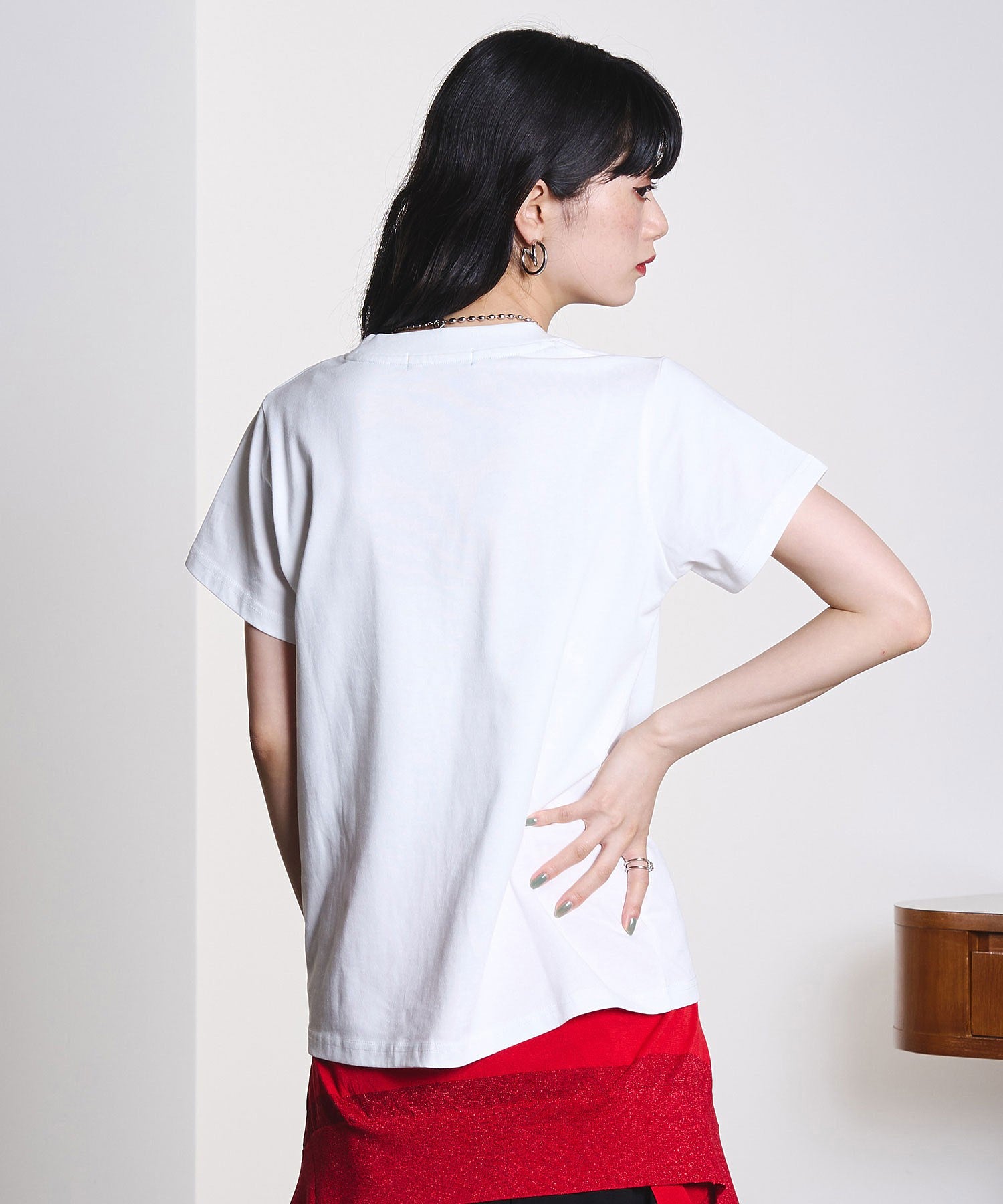 model:163cm 着用サイズ:M