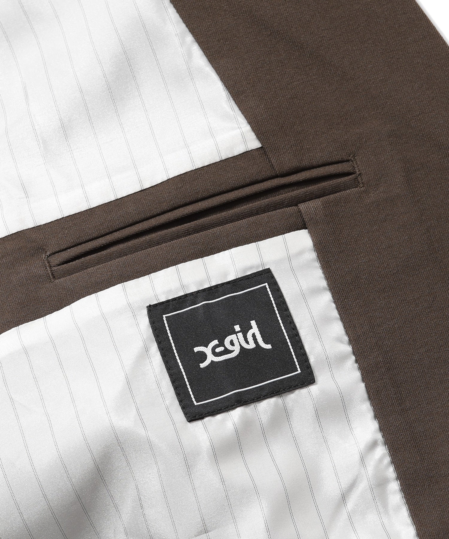 FACE LABEL TAILORED JACKET