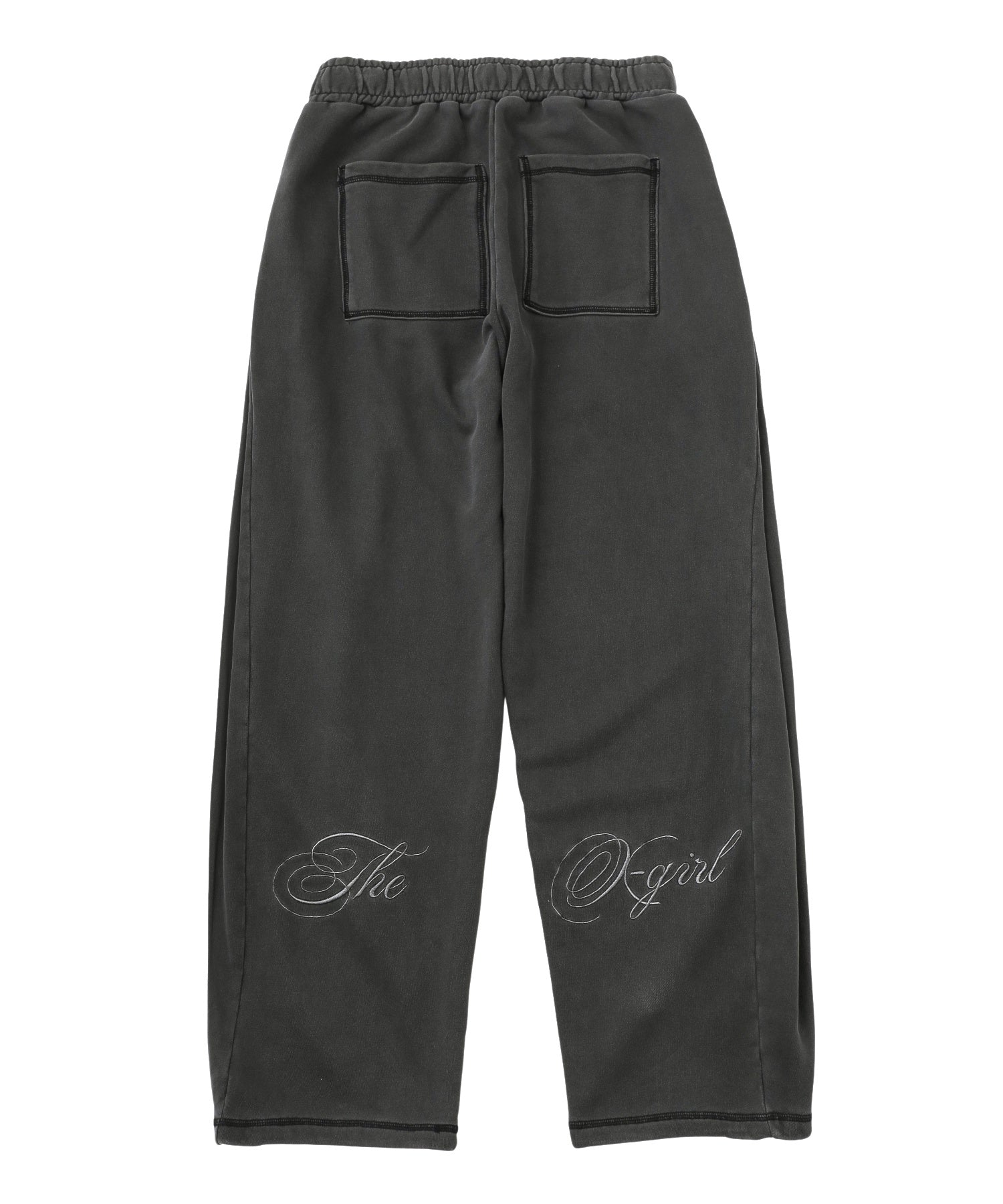 PIGMENT DYED SCRIPT LOGO SWEATPANTS
