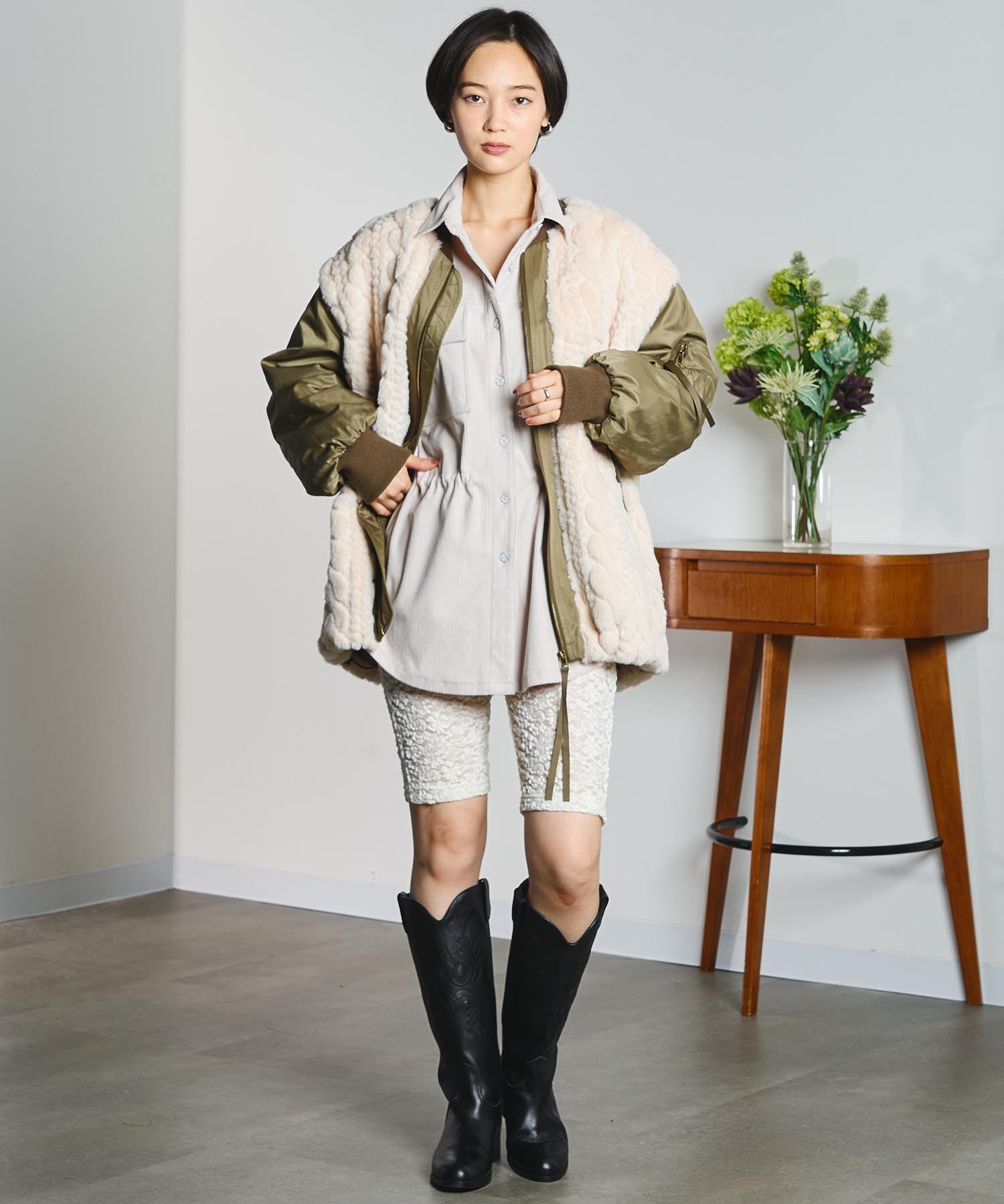 model:166cm 着用サイズ:ONE SIZE