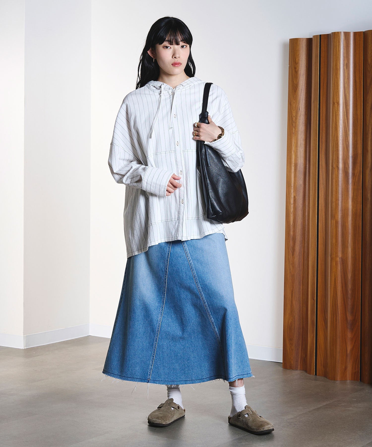 model:169cm 着用サイズ:M