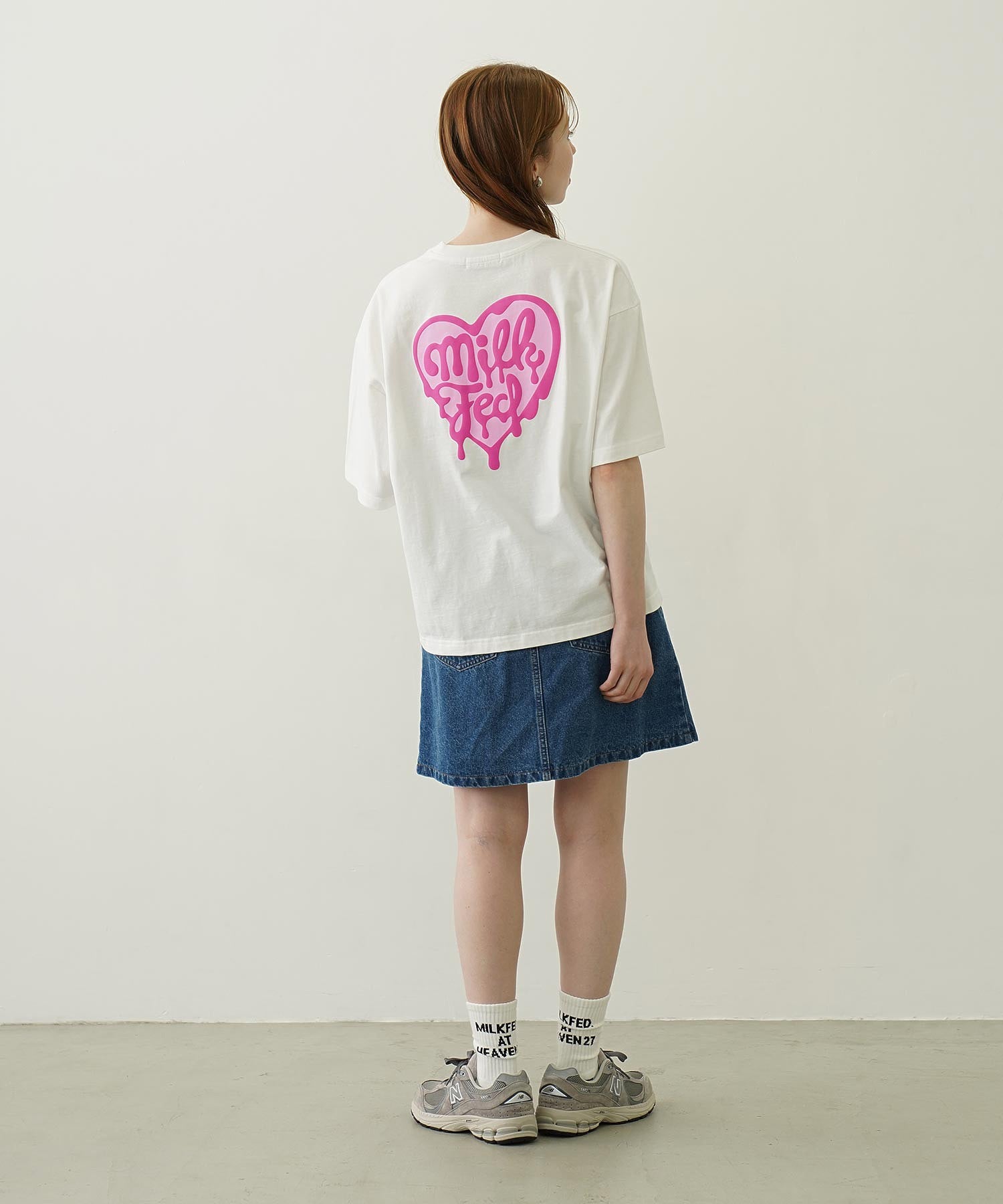 MELTY HEART FOAM PRINT WIDE S/S TEE