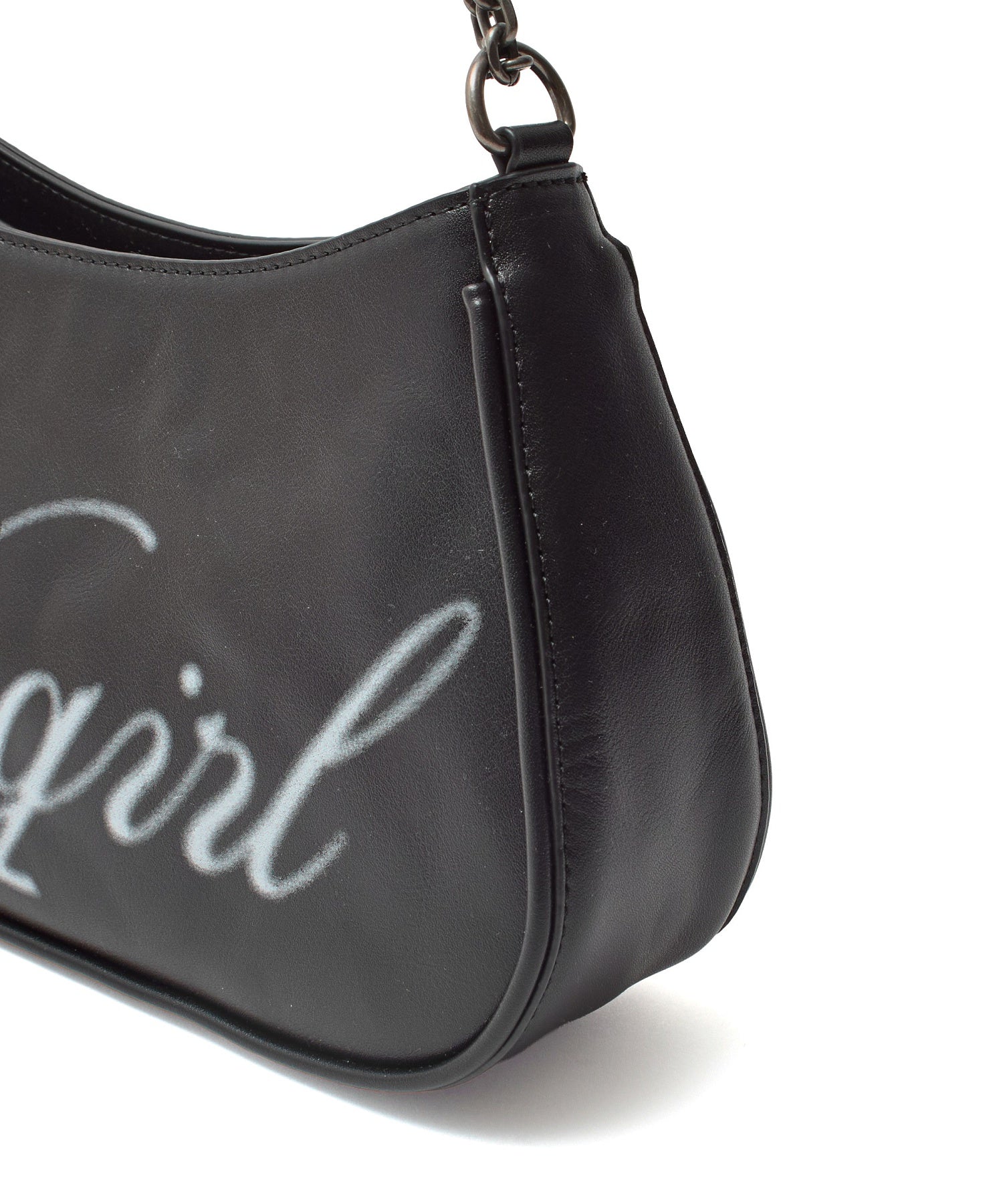 SPRAY SCRIPT LOGO SHOULDER BAG
