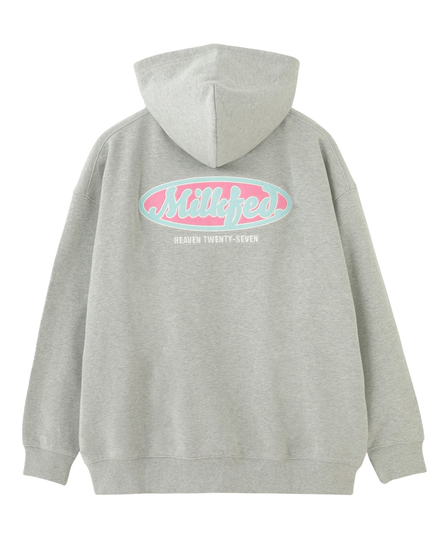 OVAL LOGO EMBROIDERY SWEAT HOODIE