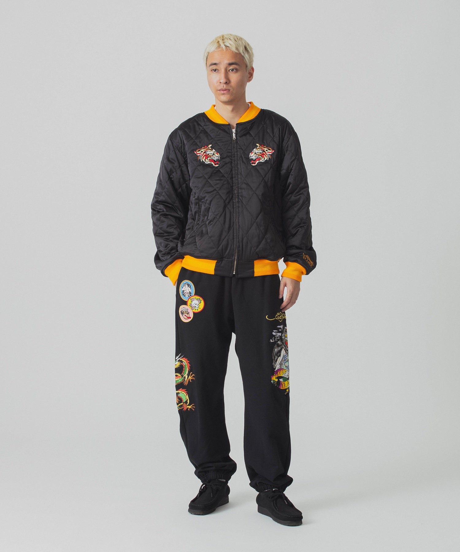 XLARGE×ED HARDY SWEAT PANTS