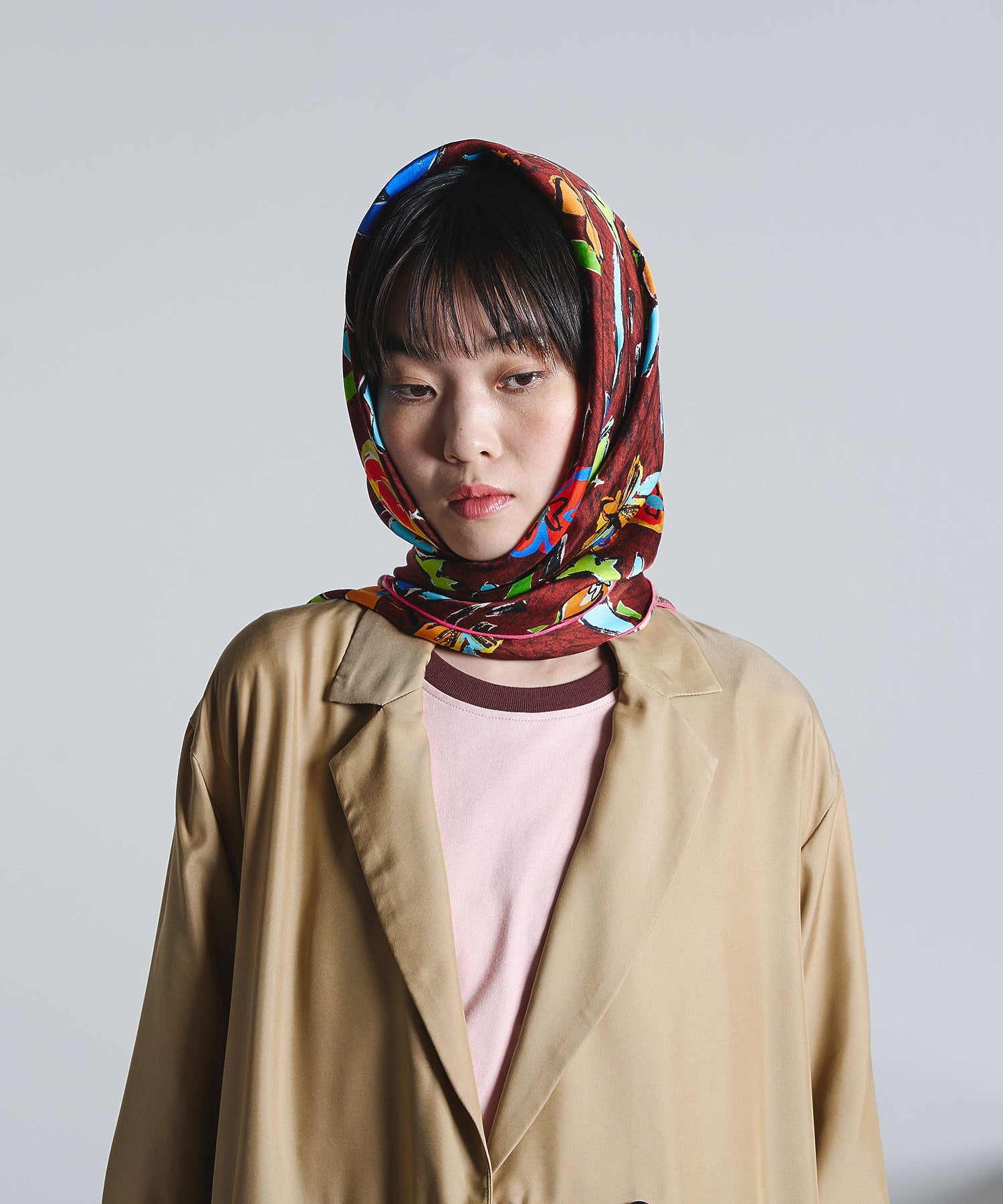 mici/PRINT SCARF