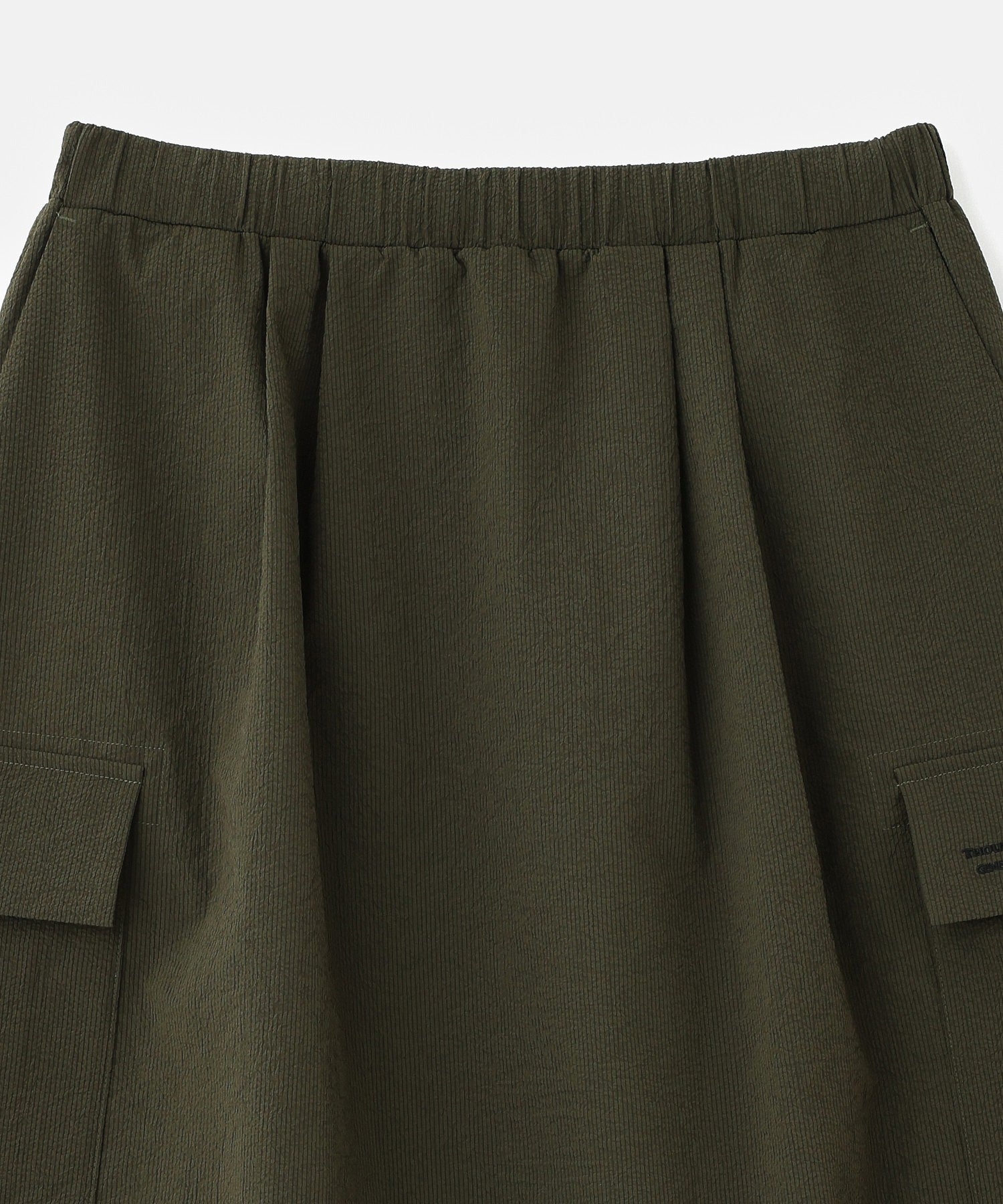 THOUSAND MILE×GENE HEAVENS/FRENCH SLEEVE TOP & MAXI CARGO SKIRT SET UP