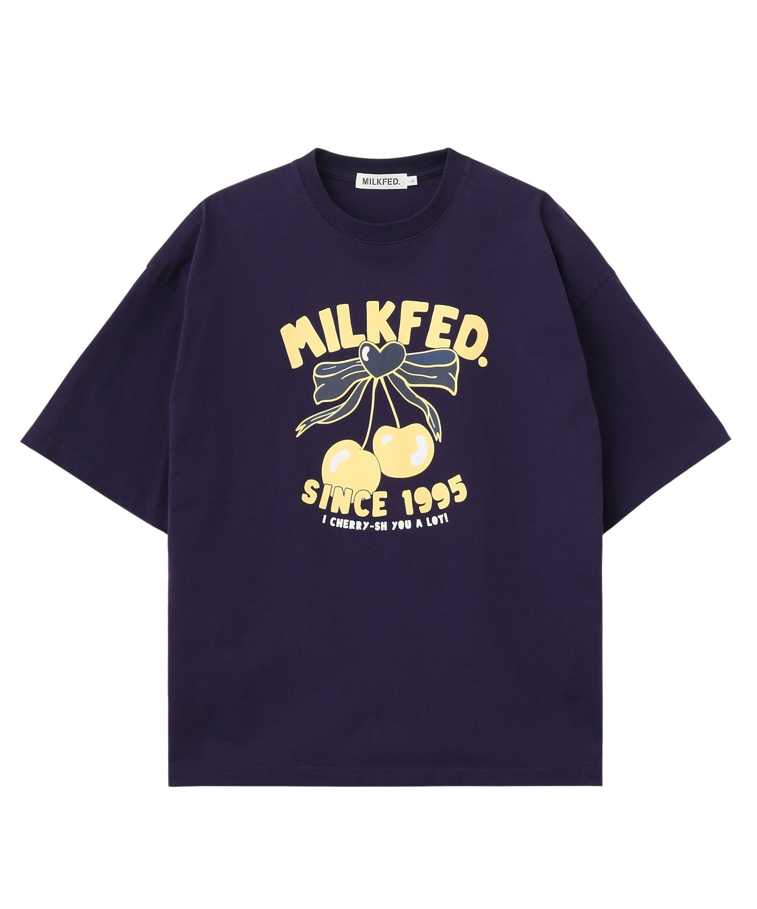 CHERRY RIBBON WIDE S/S TEE