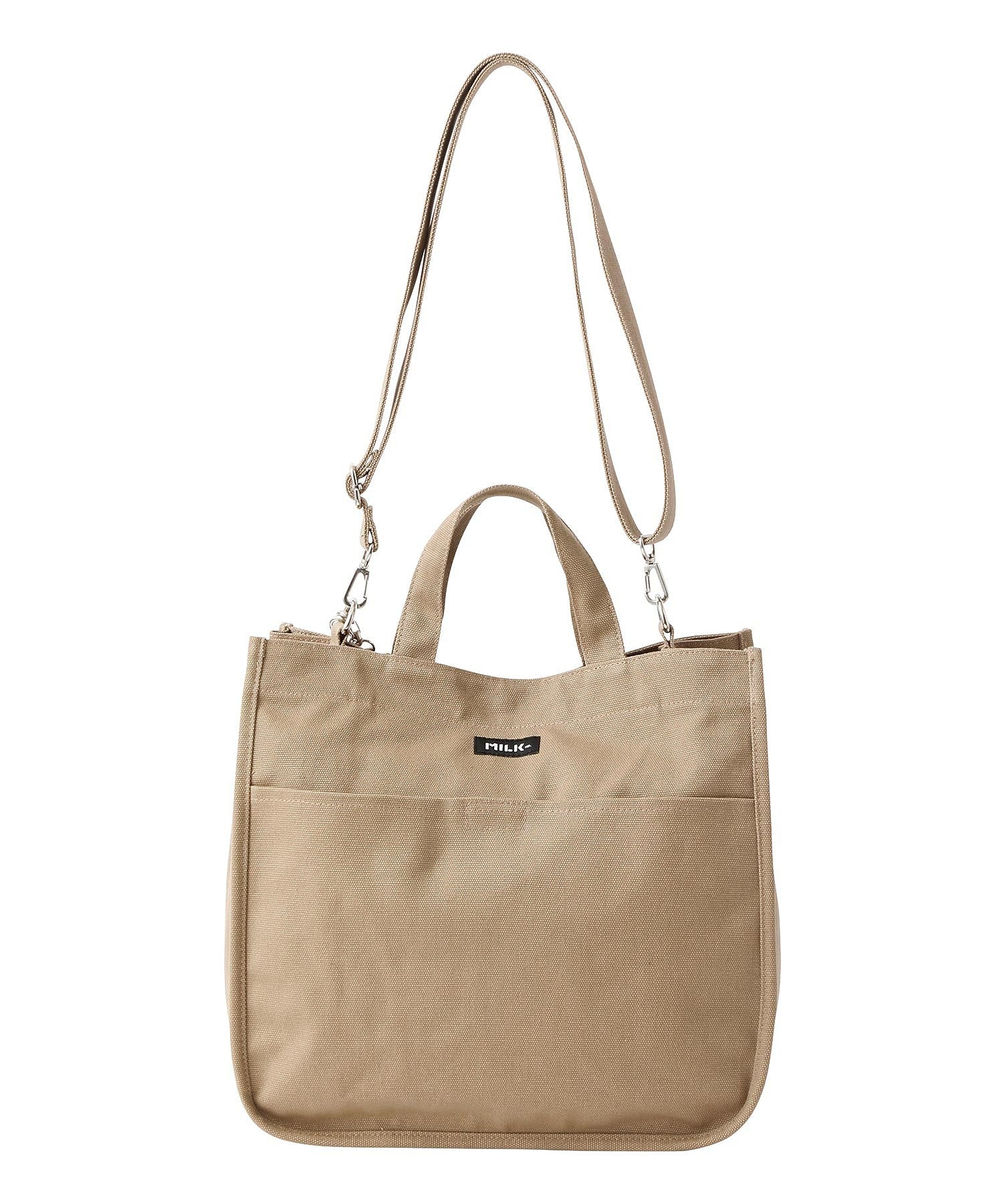 EMBROIDERED BAR SHOULDER BAG W/STRAP MILKFED.