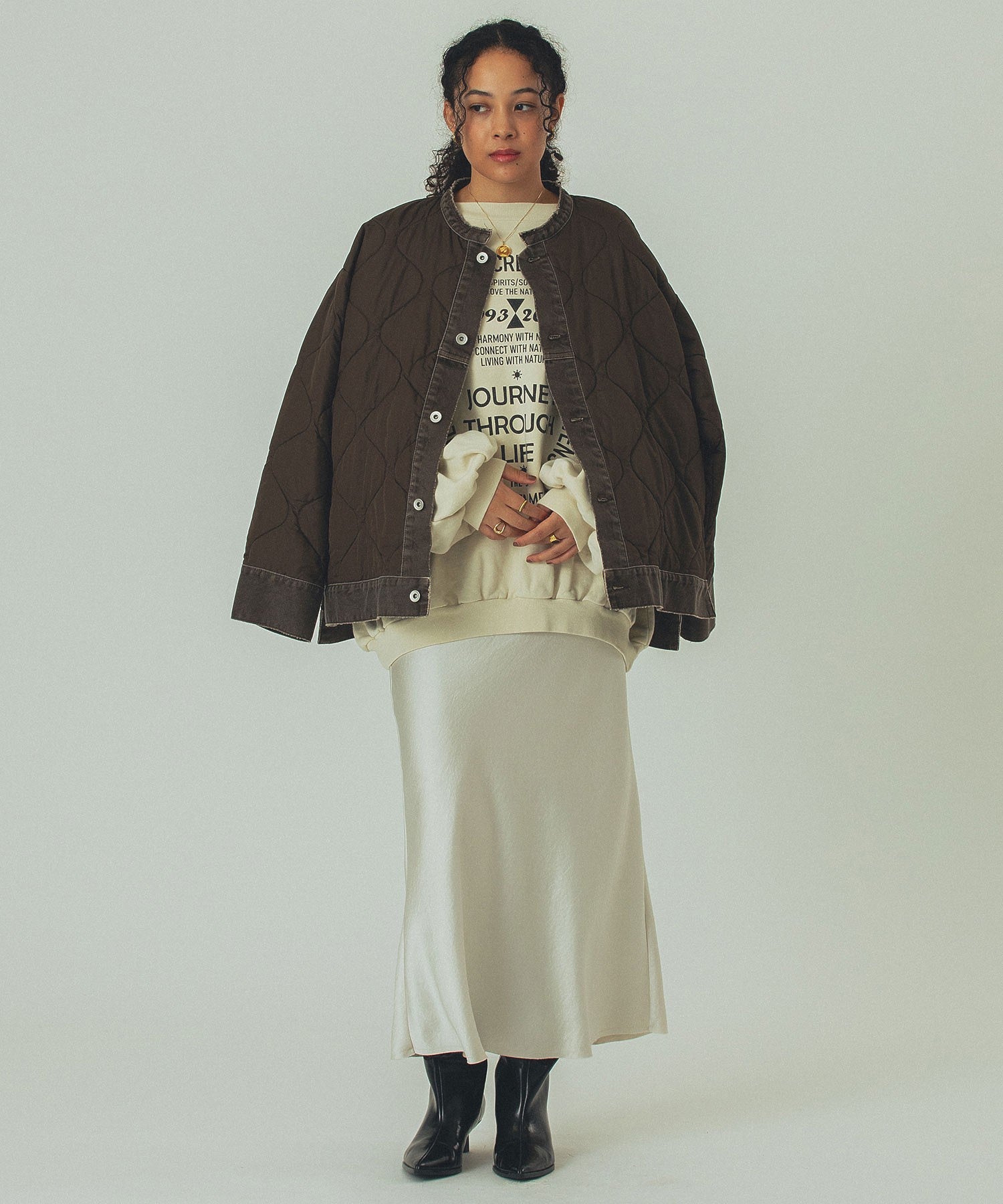 model:168cm 着用サイズ:ONE SIZE