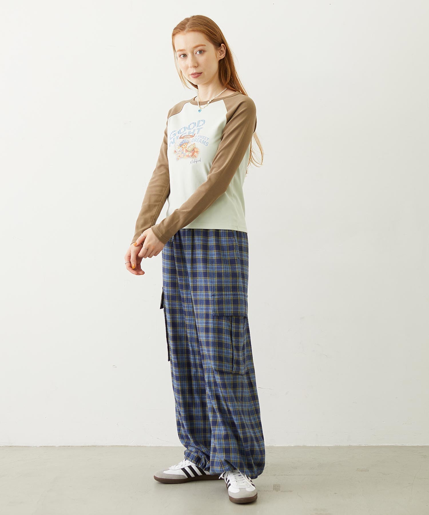 CHECKED CARGO PANTS