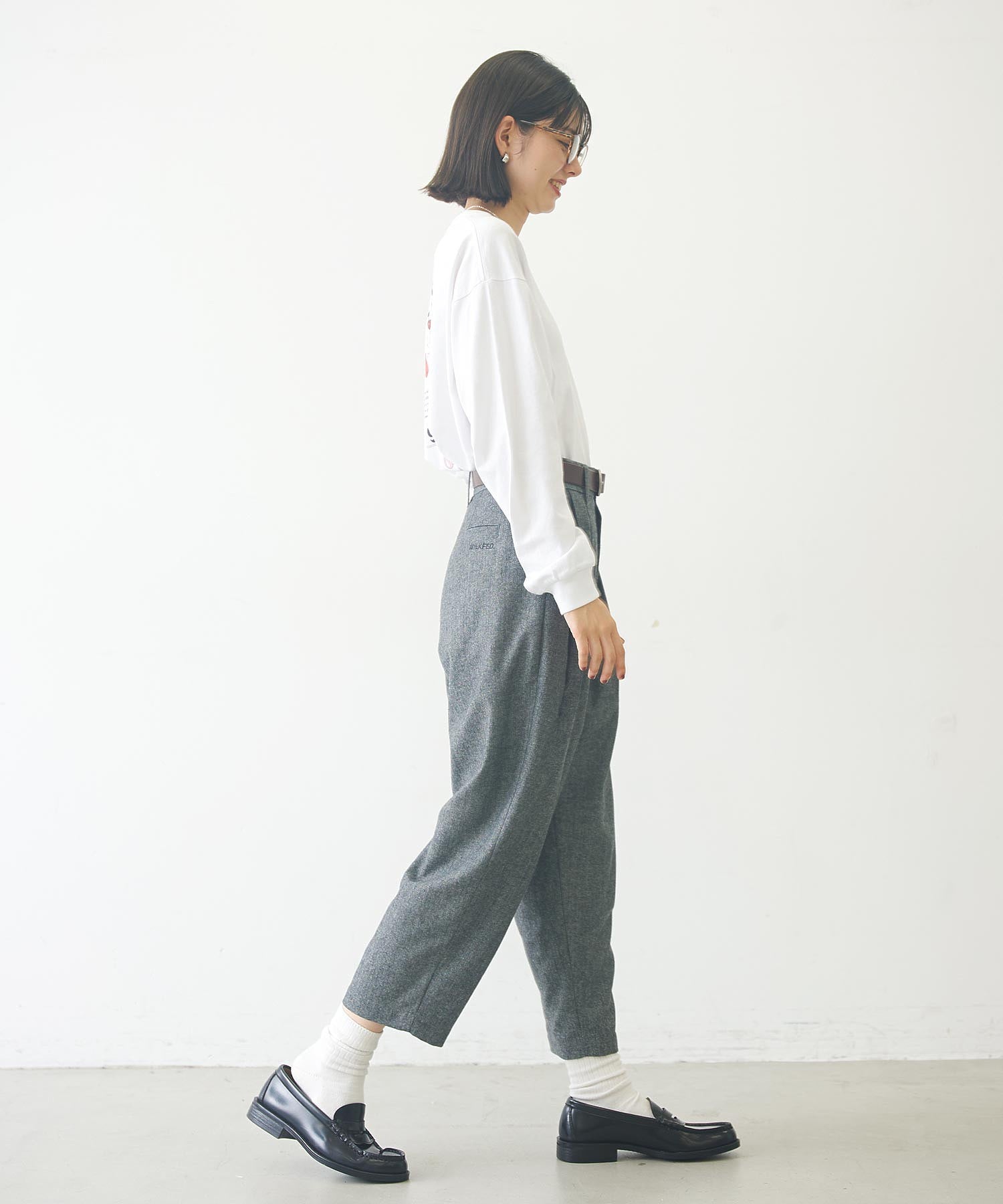 TAPERED CROPPED PANTS