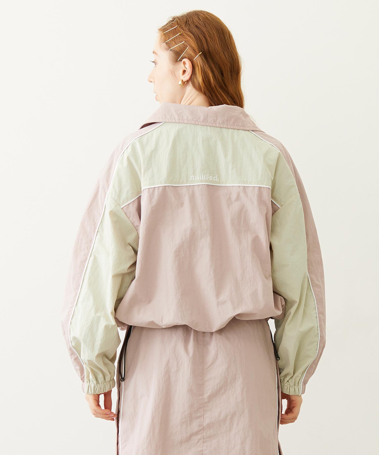 CUTOUT LOGO TRACK JACKET