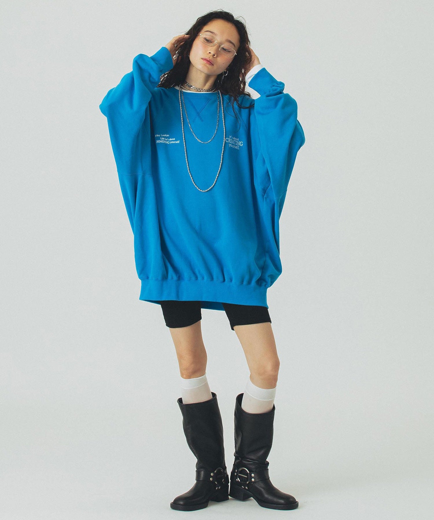 model:161cm 着用サイズ:ONE SIZE