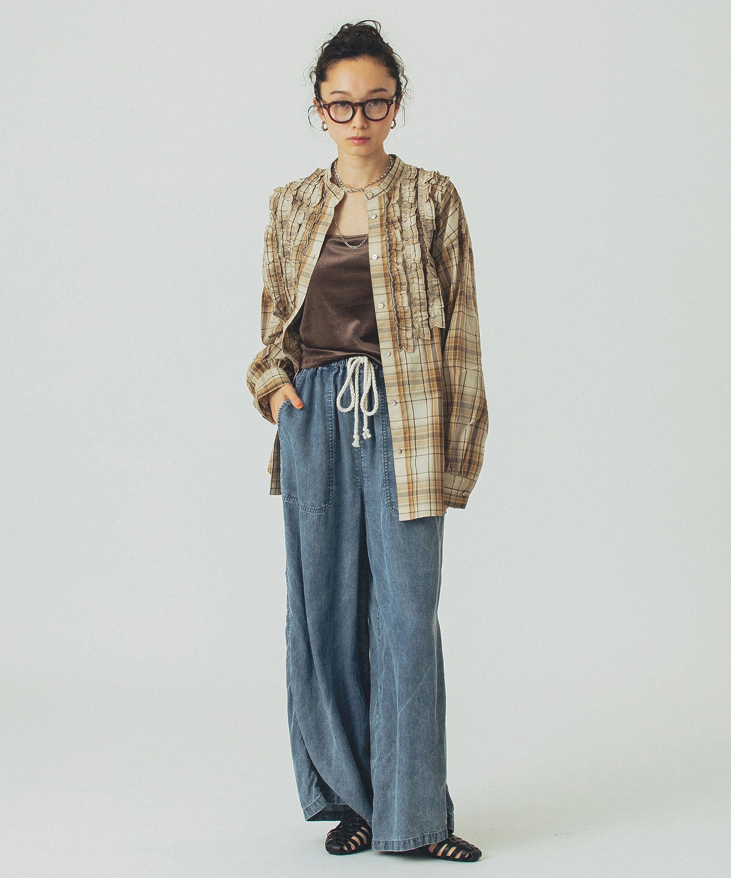 model:161cm 着用サイズ:ONE SIZE