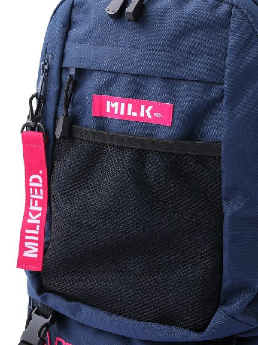 【定番】NEO EMBROIDERY BIG BACKPACK BAR MILKFED.