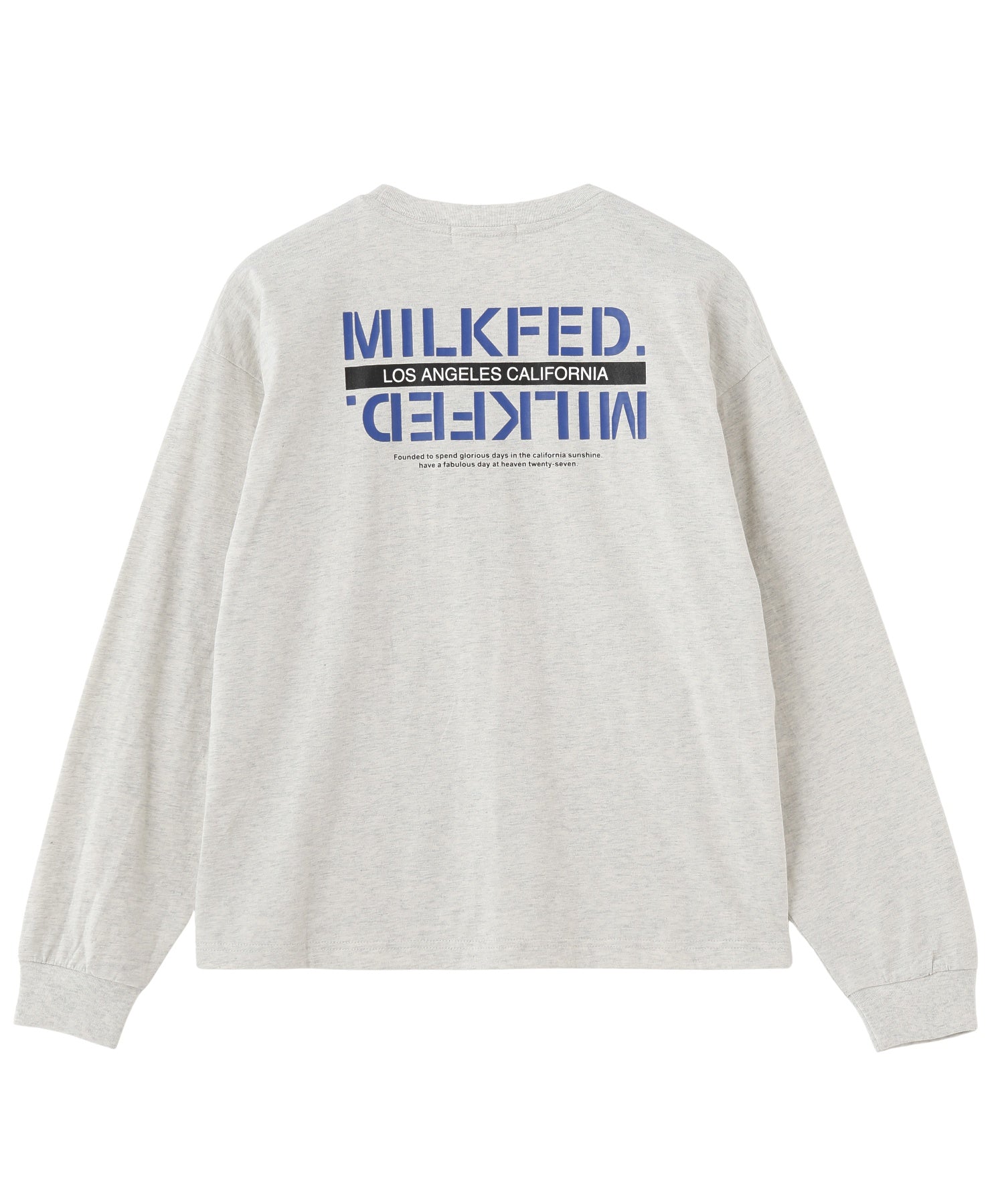 STENCIL CENTER LINE LOGO WIDE L/S TEE